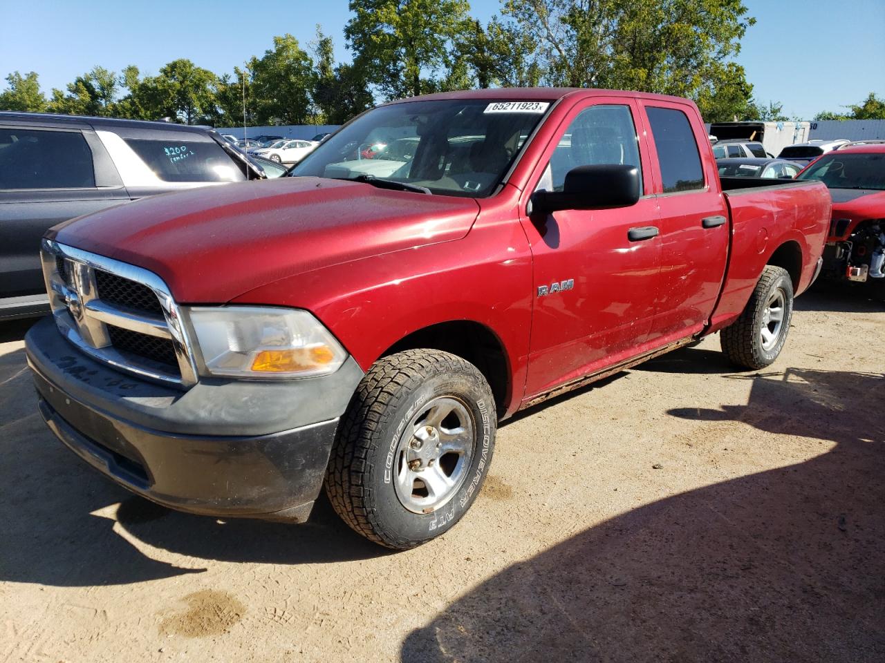 DODGE RAM 2009 1d3hv18p89s798199