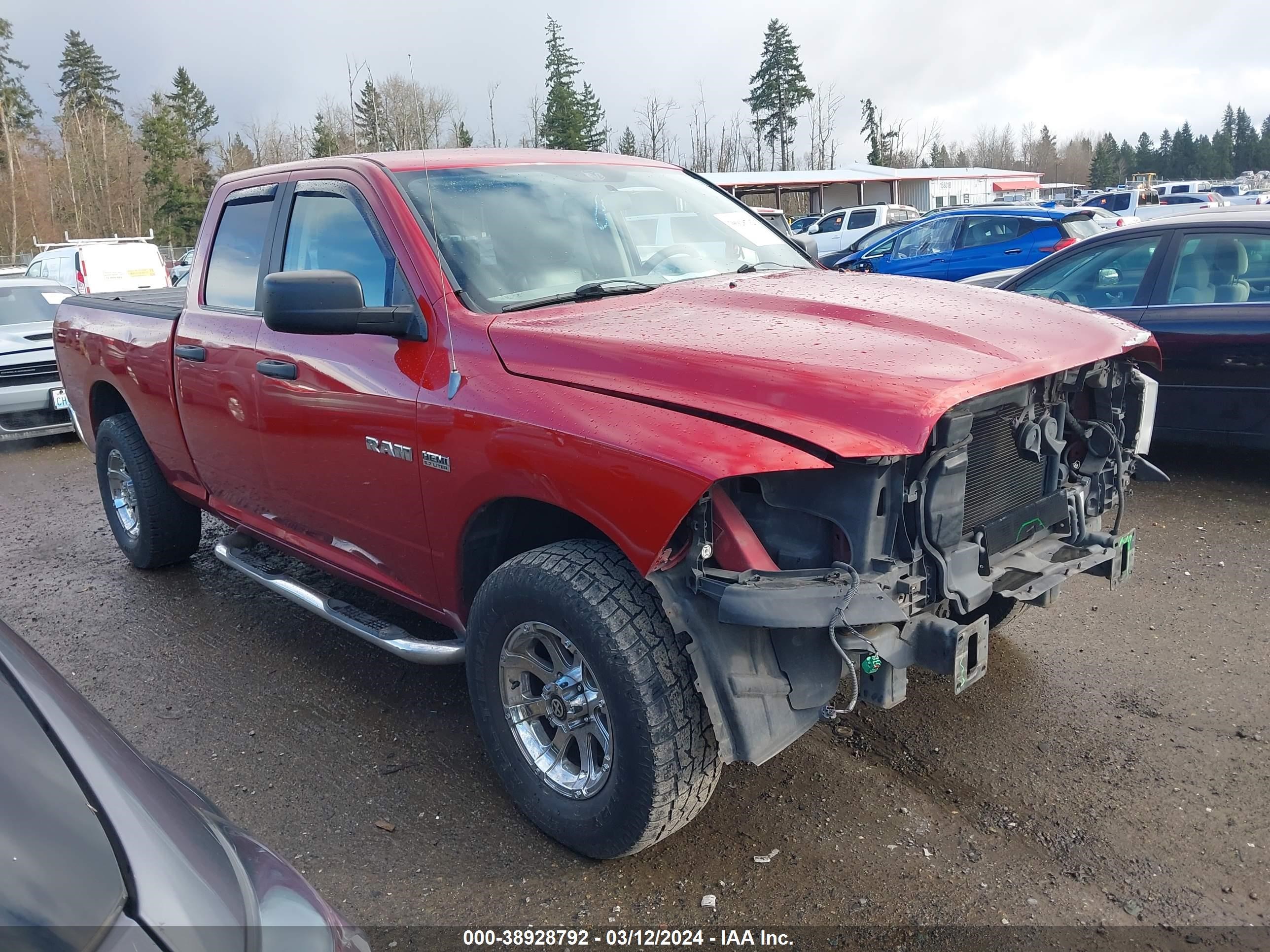 DODGE RAM 2009 1d3hv18t59s703823