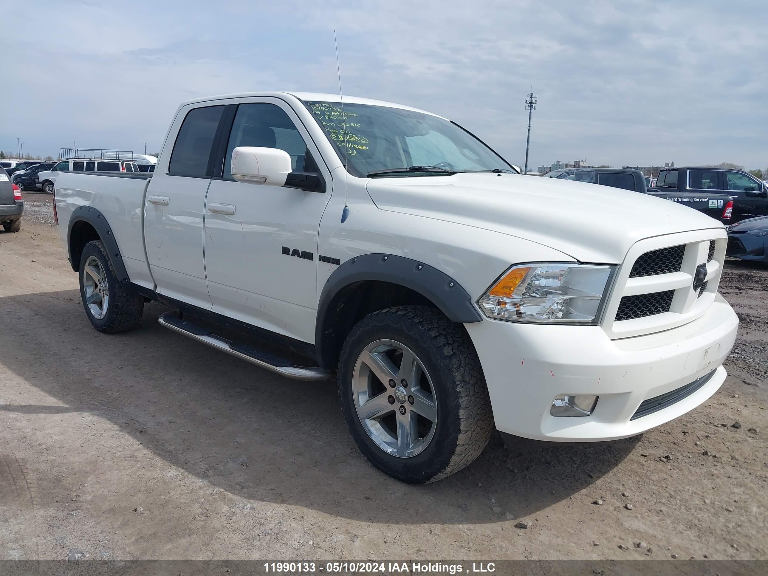 DODGE RAM 2009 1d3hv18t89s822871