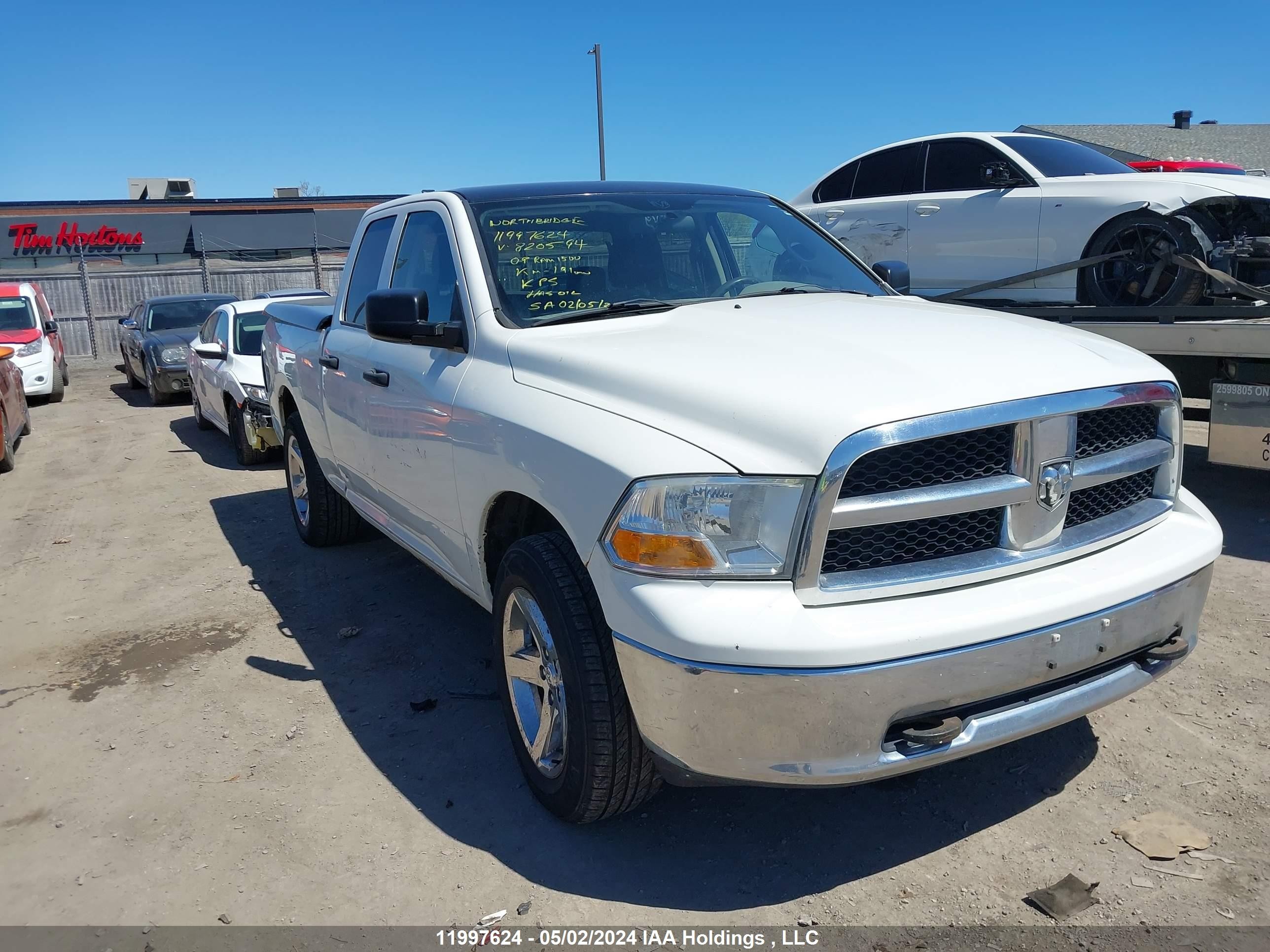 DODGE RAM 2009 1d3hv18t99s820594