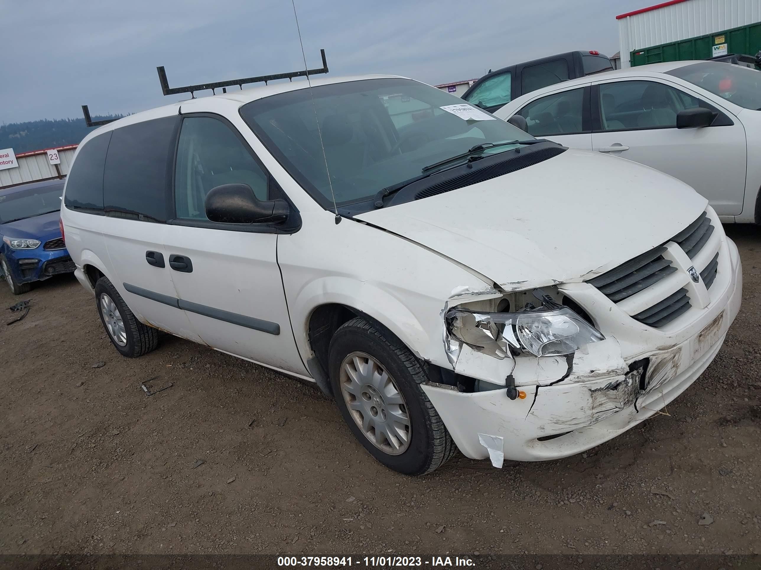 DODGE CARAVAN 2007 1d4gp23r77b250871