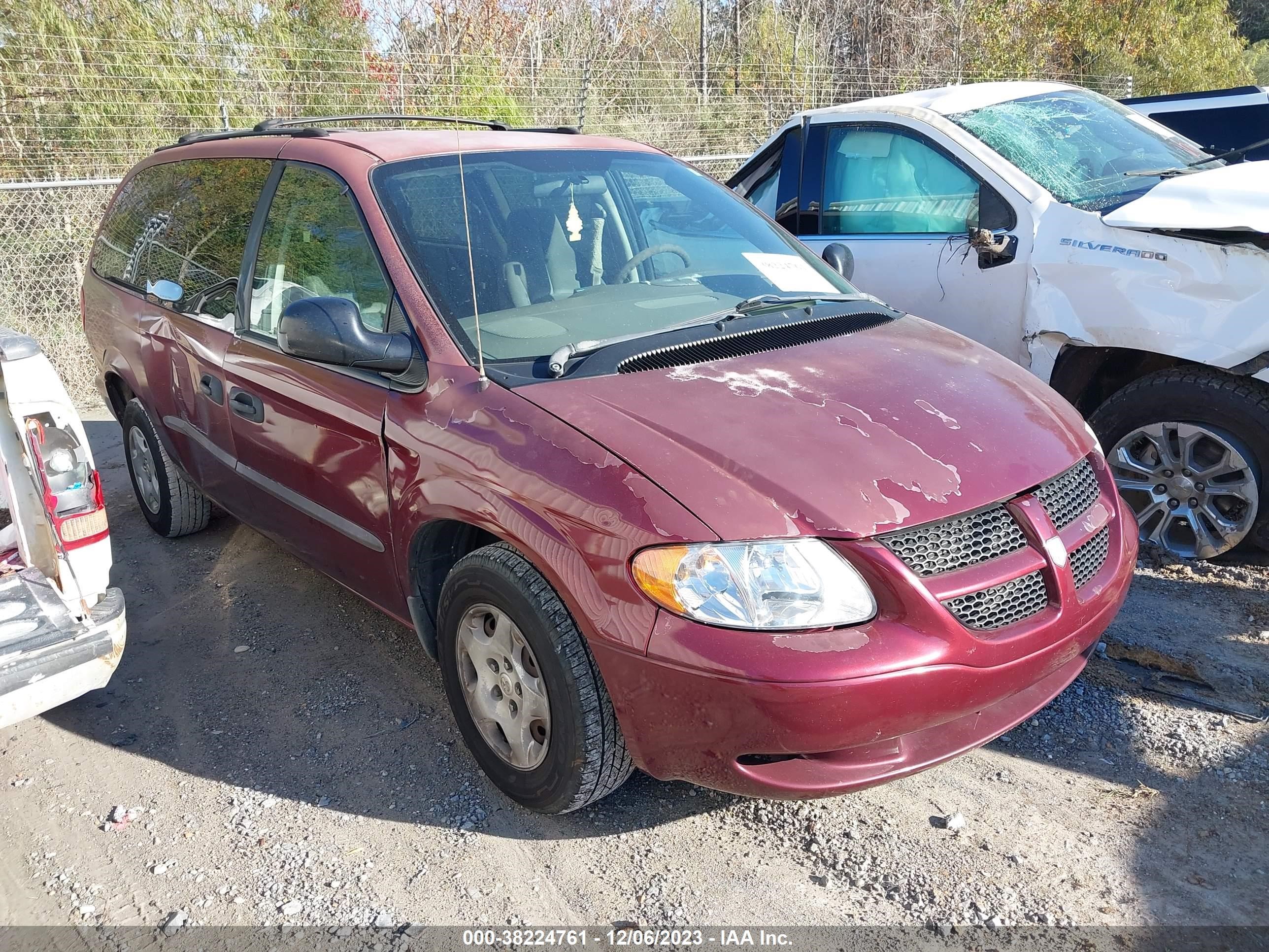 DODGE CARAVAN 2003 1d4gp243x3b210725