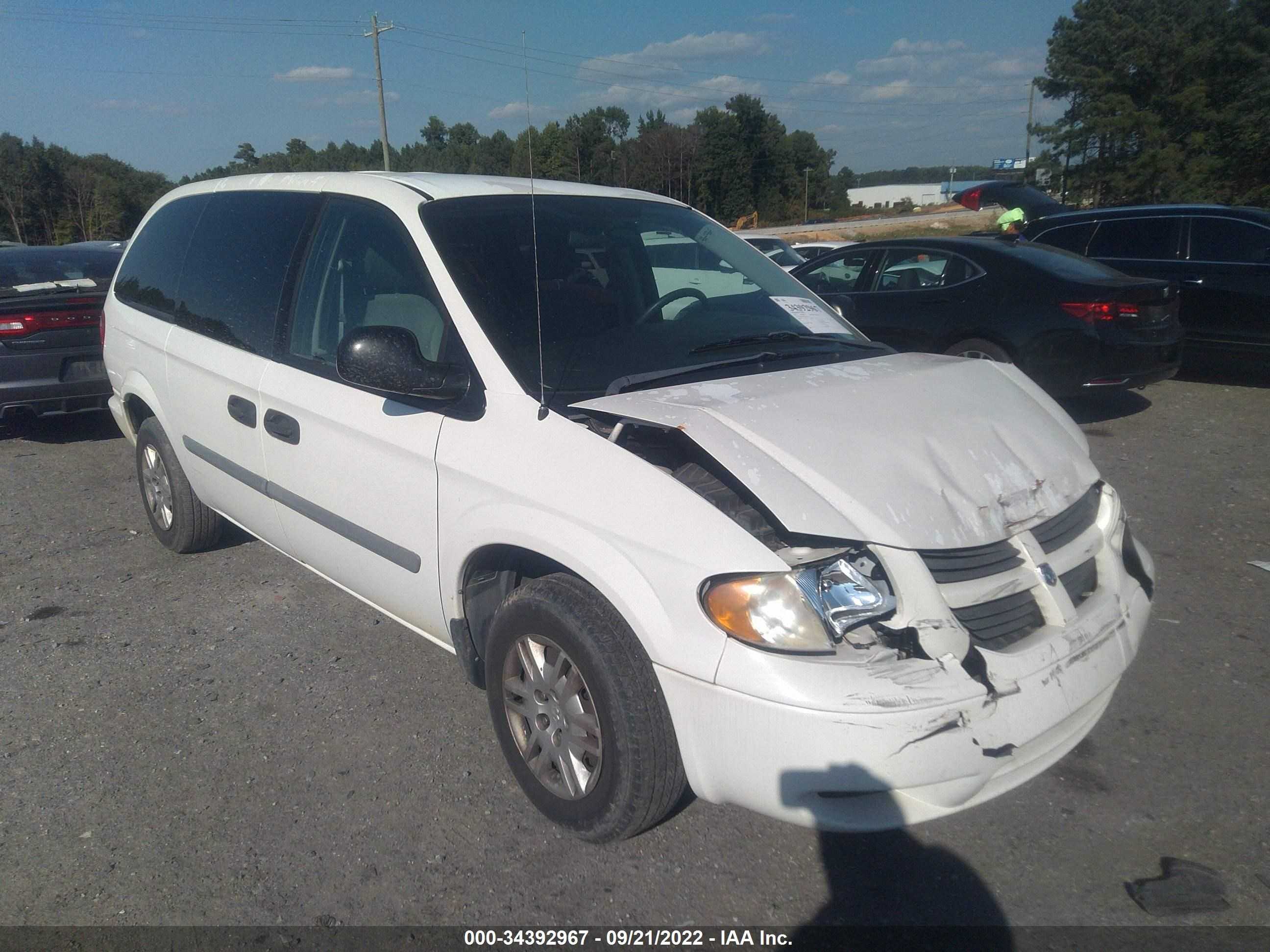 DODGE CARAVAN 2007 1d4gp24e57b252209