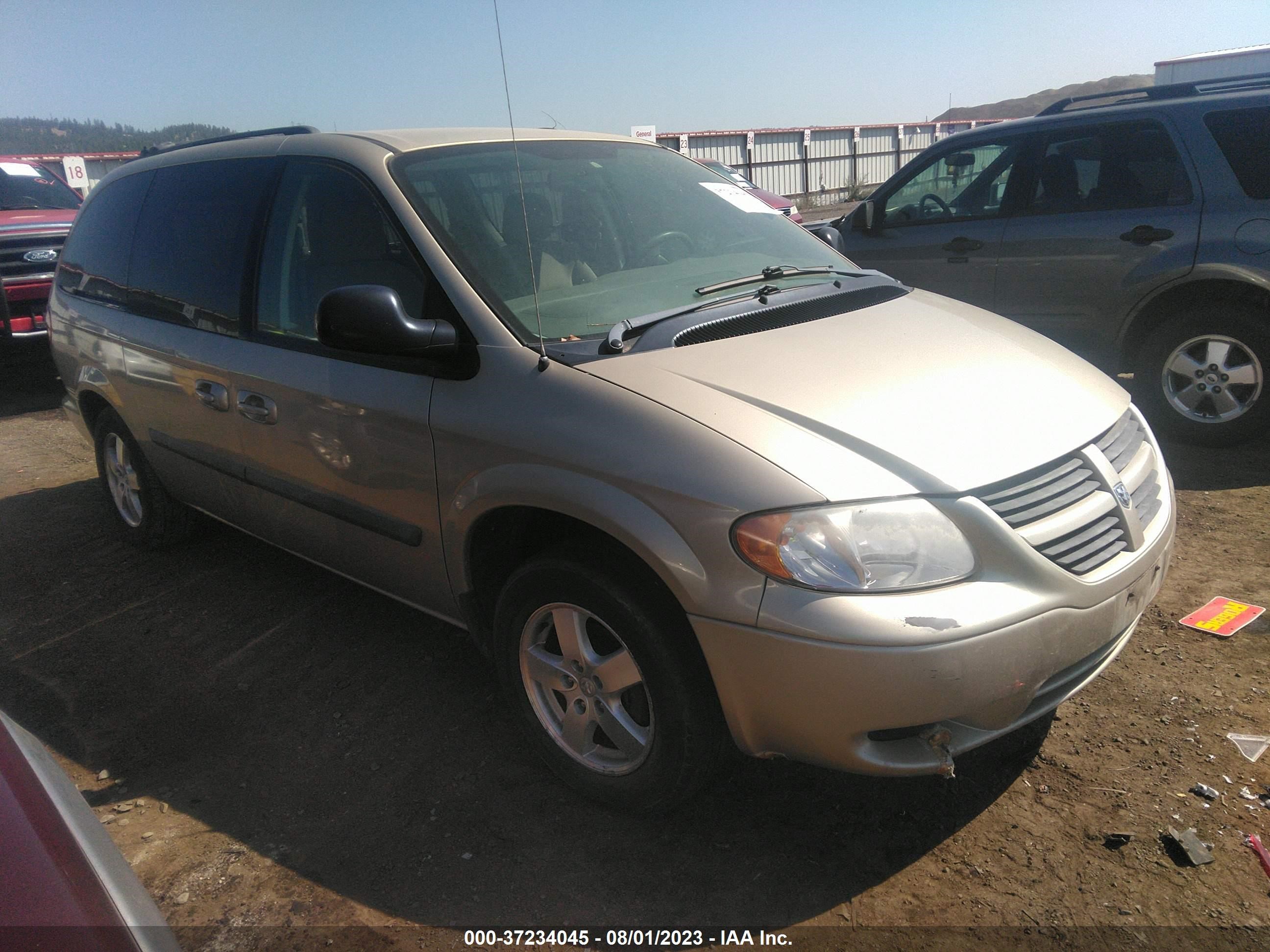 DODGE CARAVAN 2007 1d4gp24r17b232459