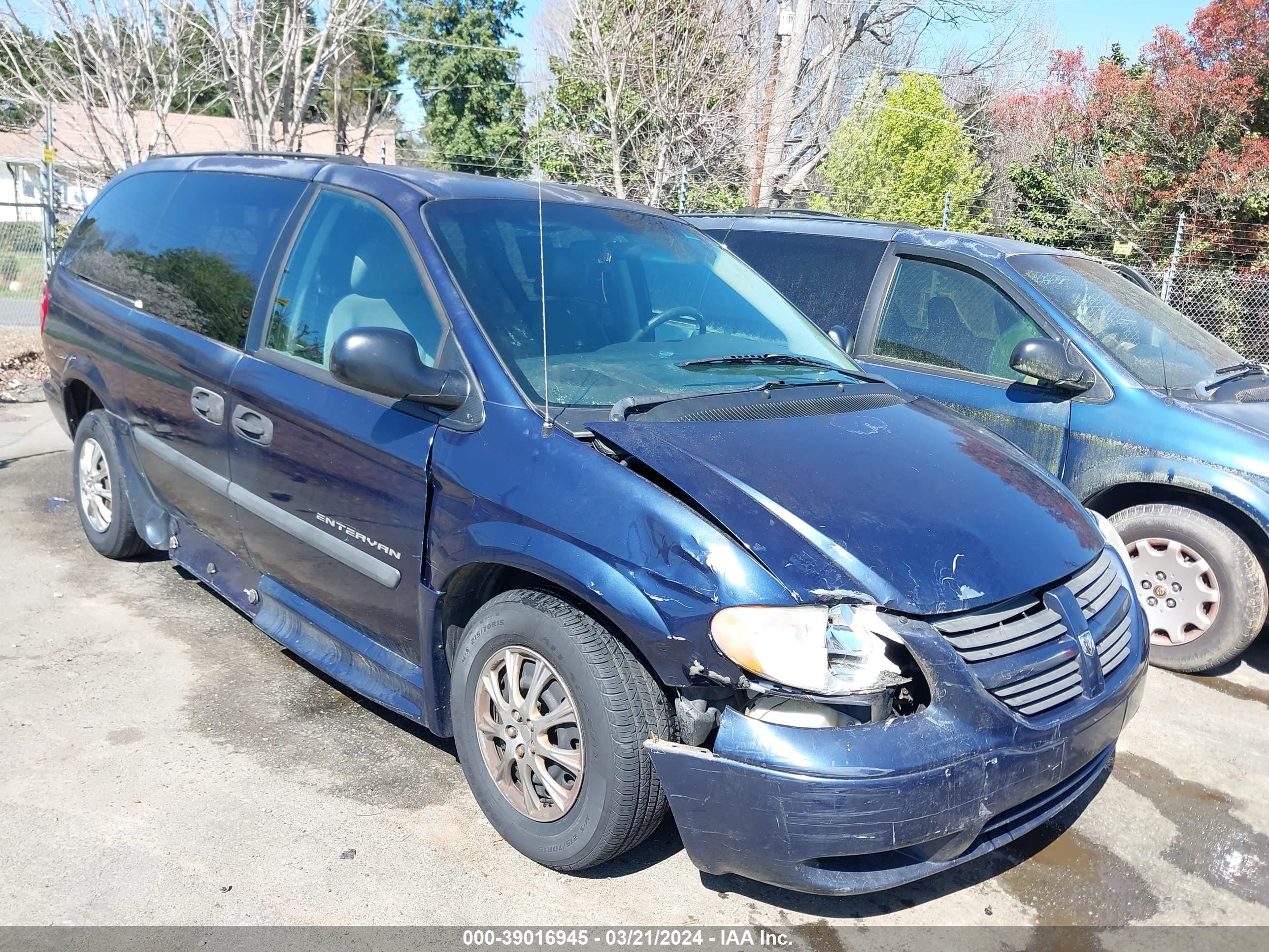 DODGE CARAVAN 2005 1d4gp24r35b272815