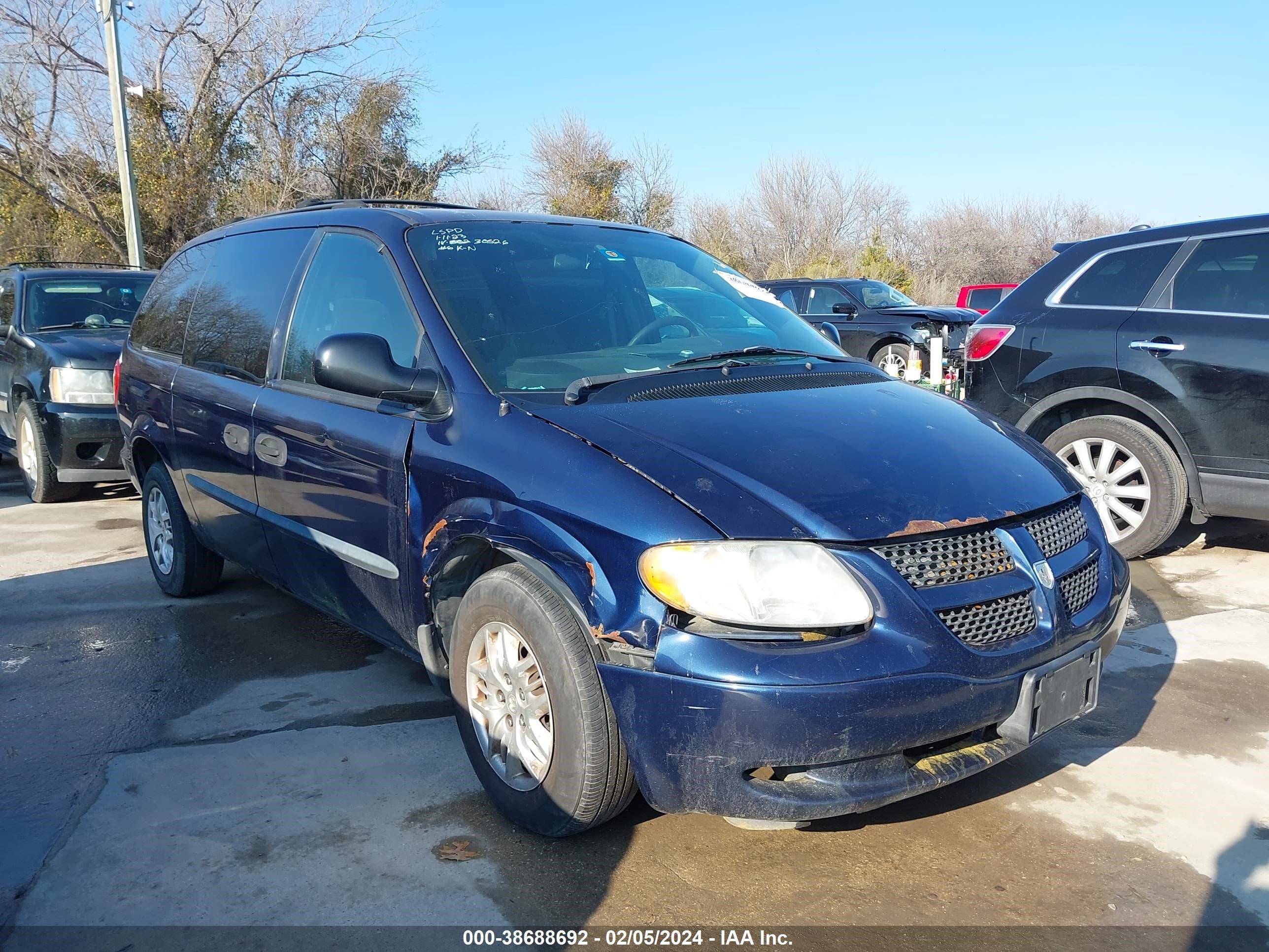 DODGE CARAVAN 2004 1d4gp24r74b556611