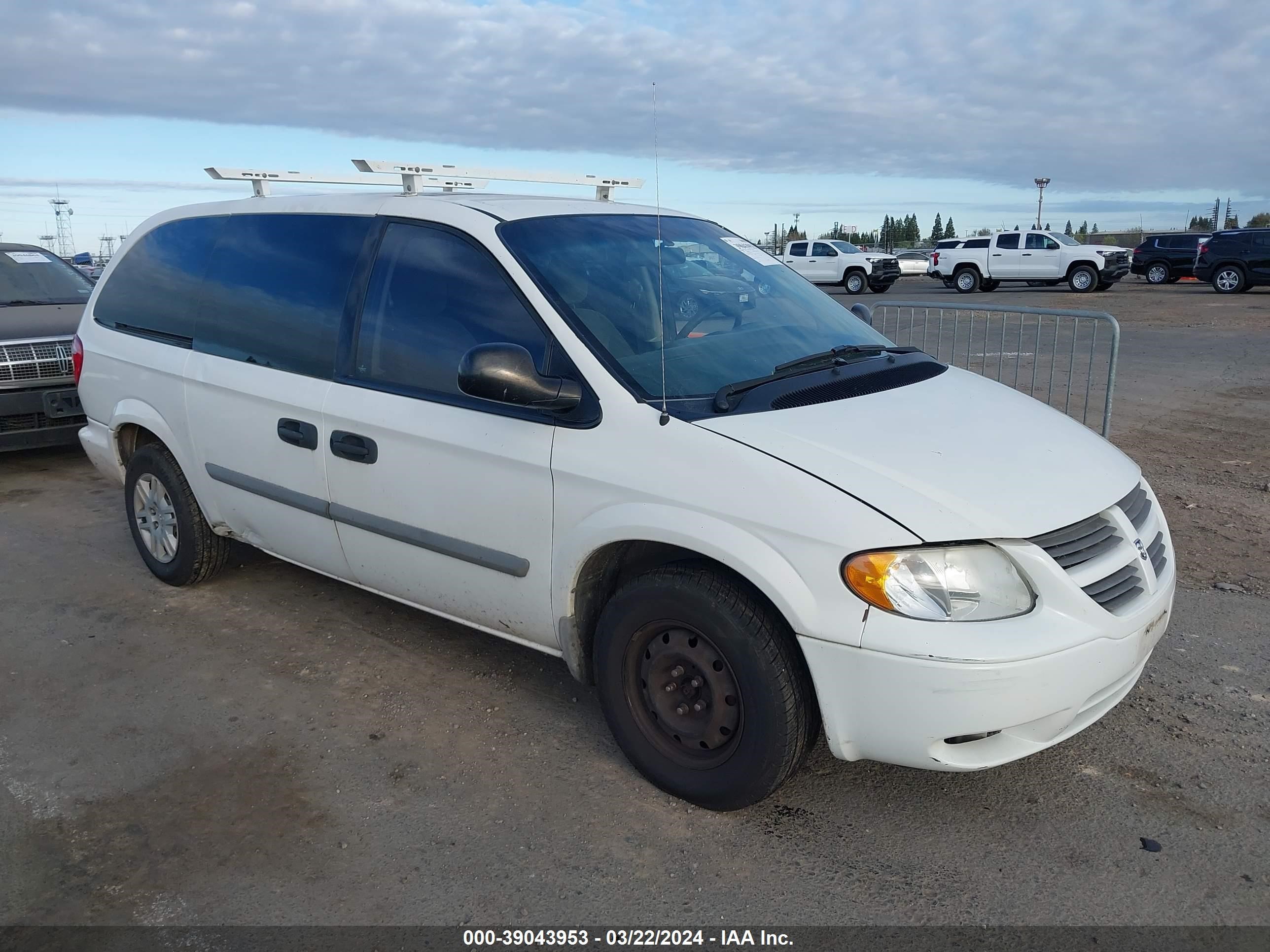 DODGE CARAVAN 2007 1d4gp24r87b104168