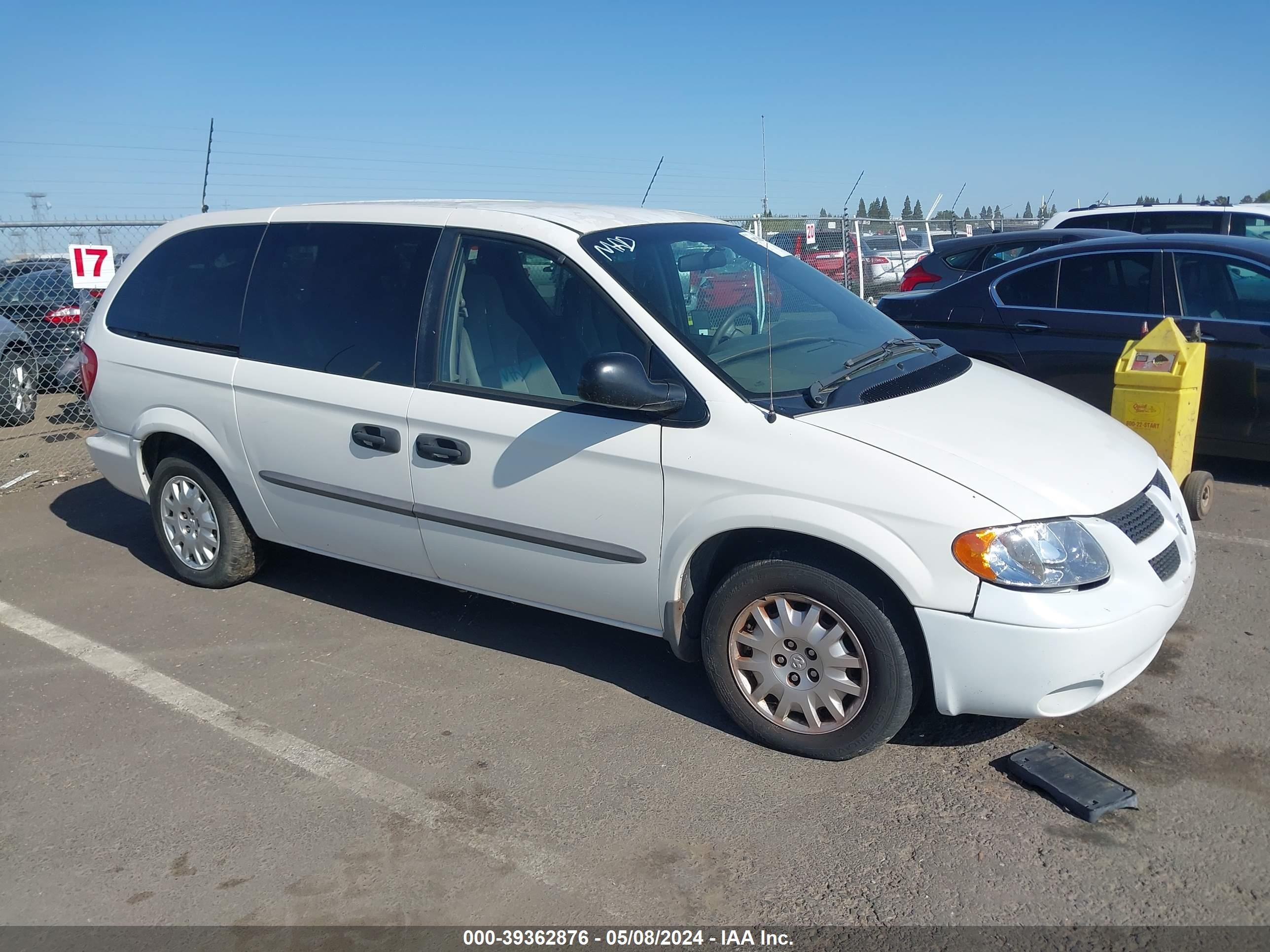 DODGE CARAVAN 2004 1d4gp24r94b542693