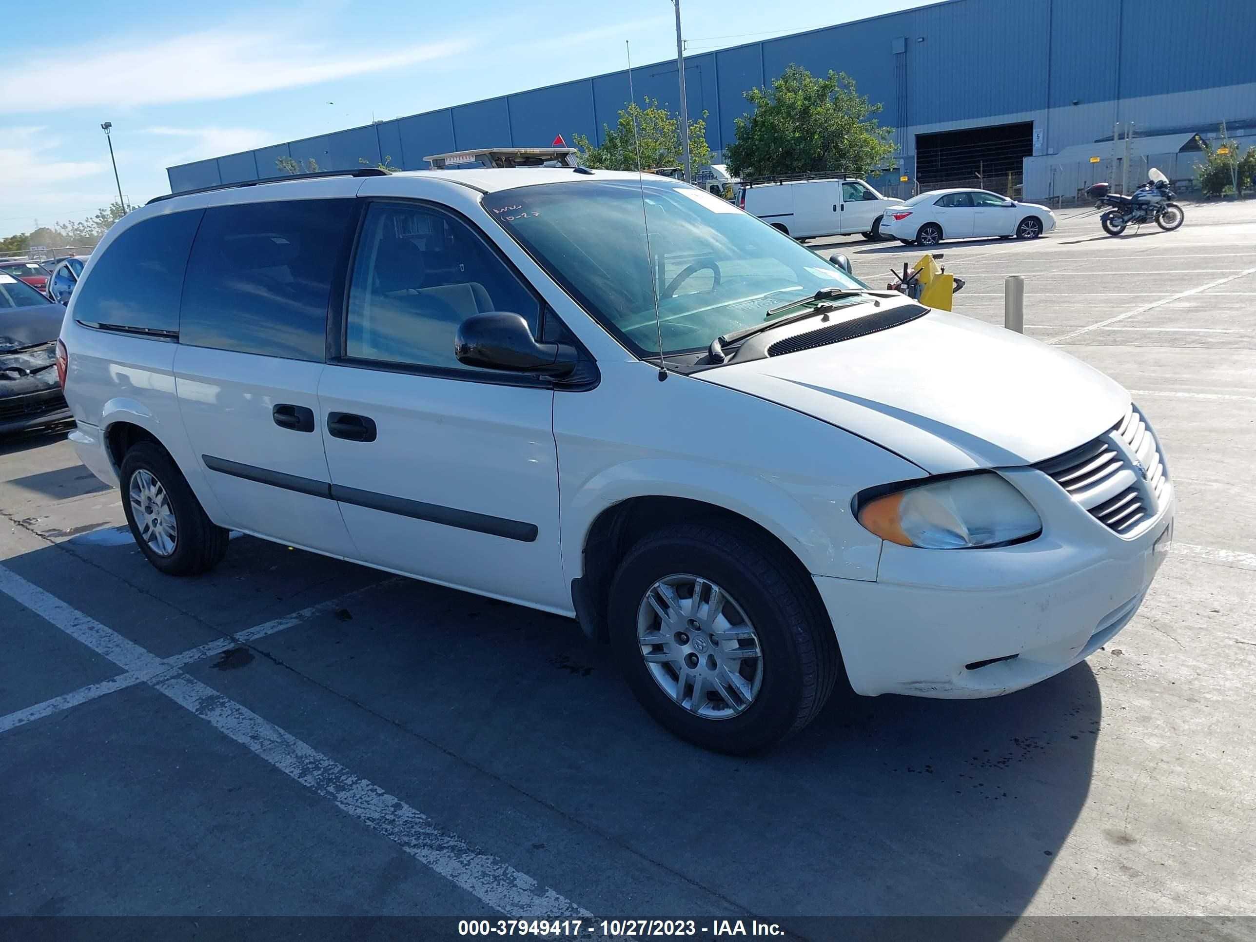 DODGE CARAVAN 2007 1d4gp24r97b186864