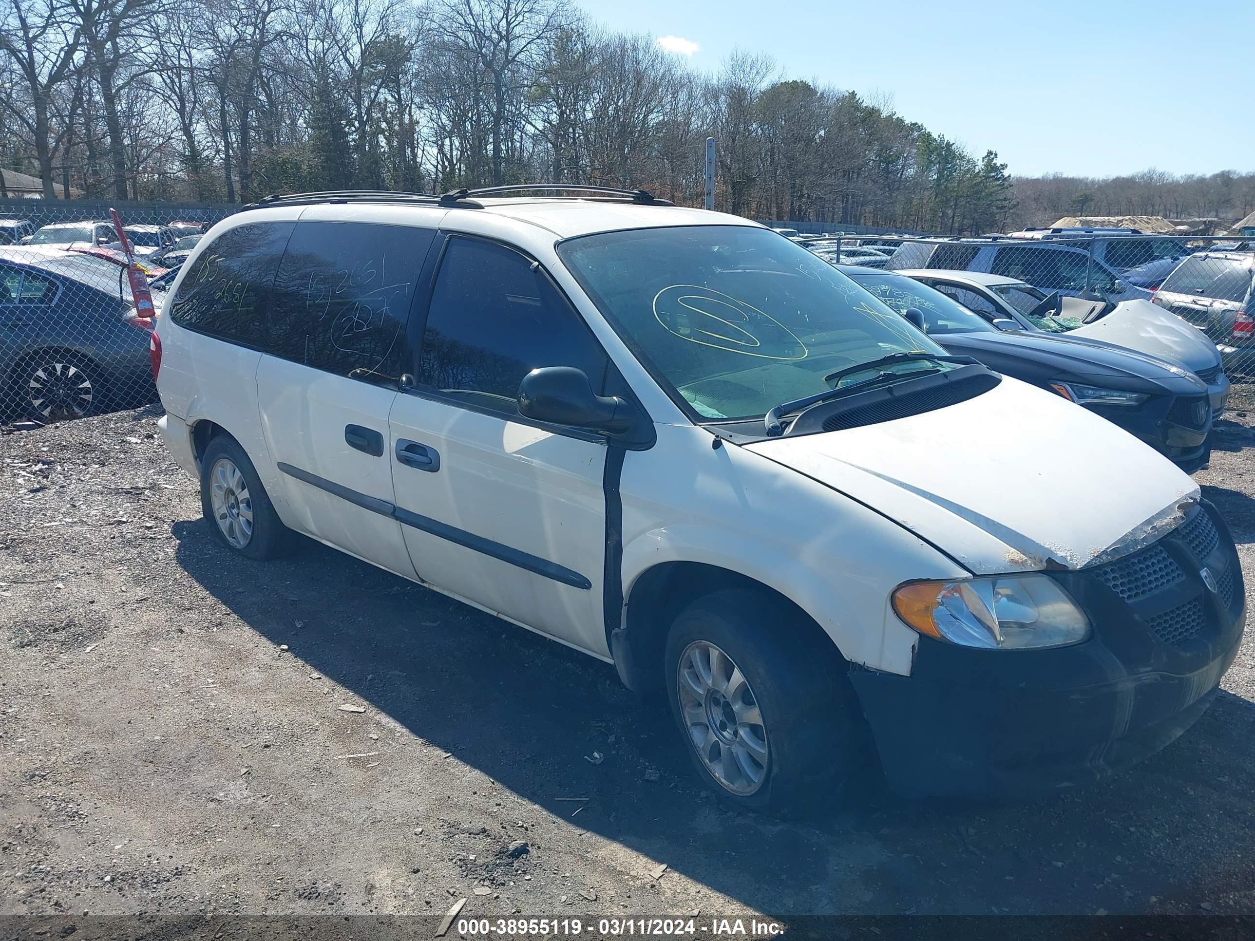 DODGE CARAVAN 2003 1d4gp24rx3b239663