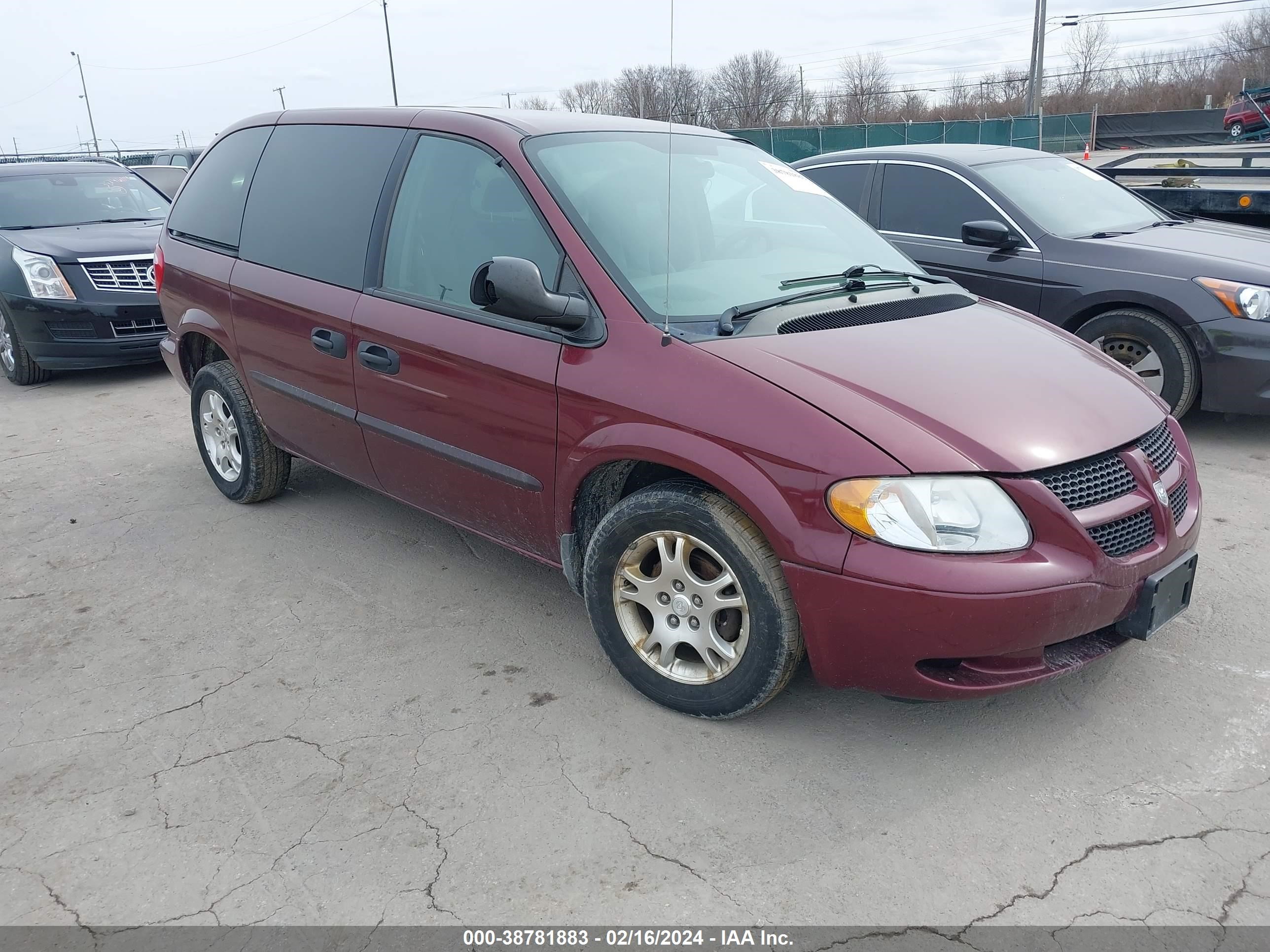 DODGE CARAVAN 2003 1d4gp25383b219213