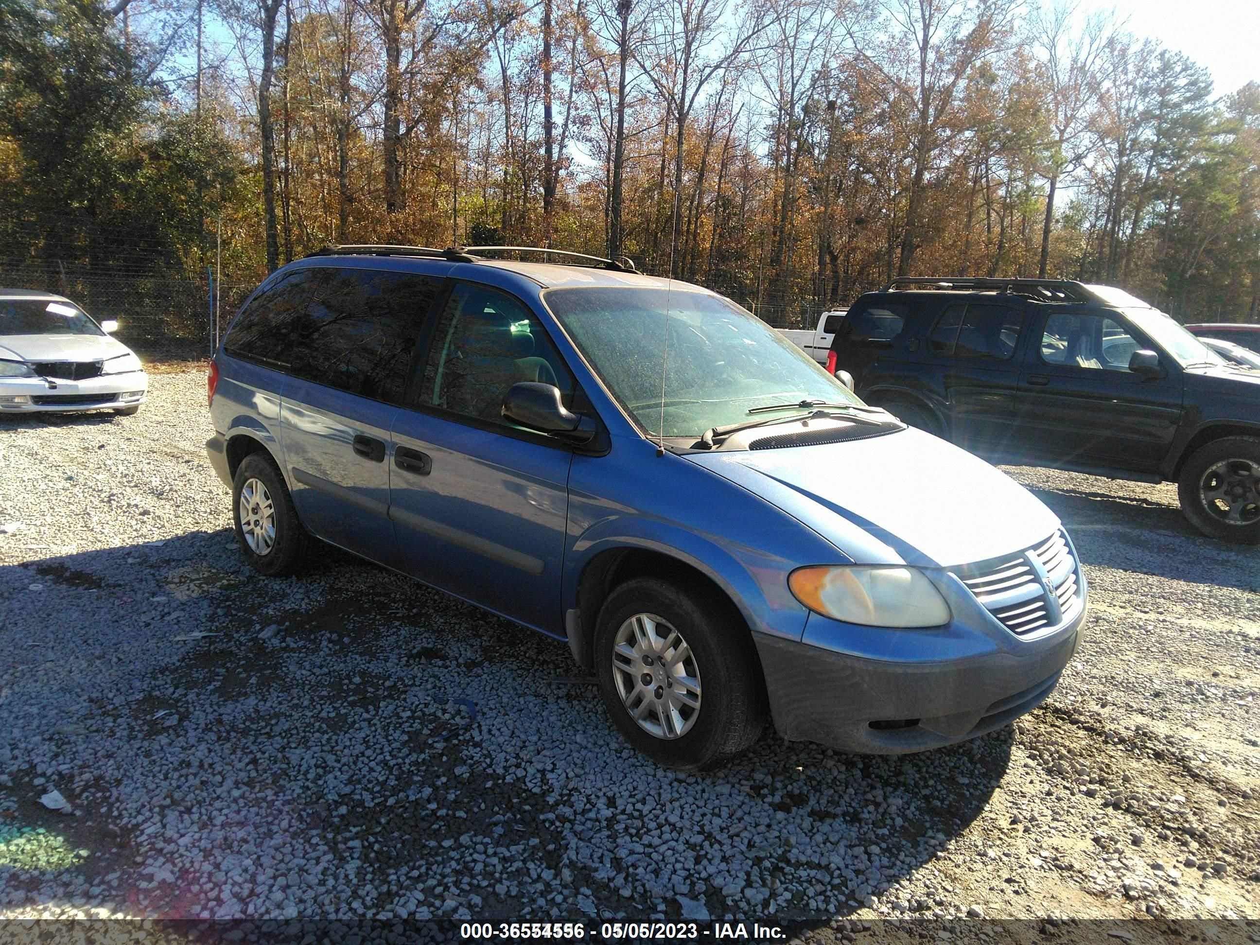 DODGE CARAVAN 2007 1d4gp25b37b150072