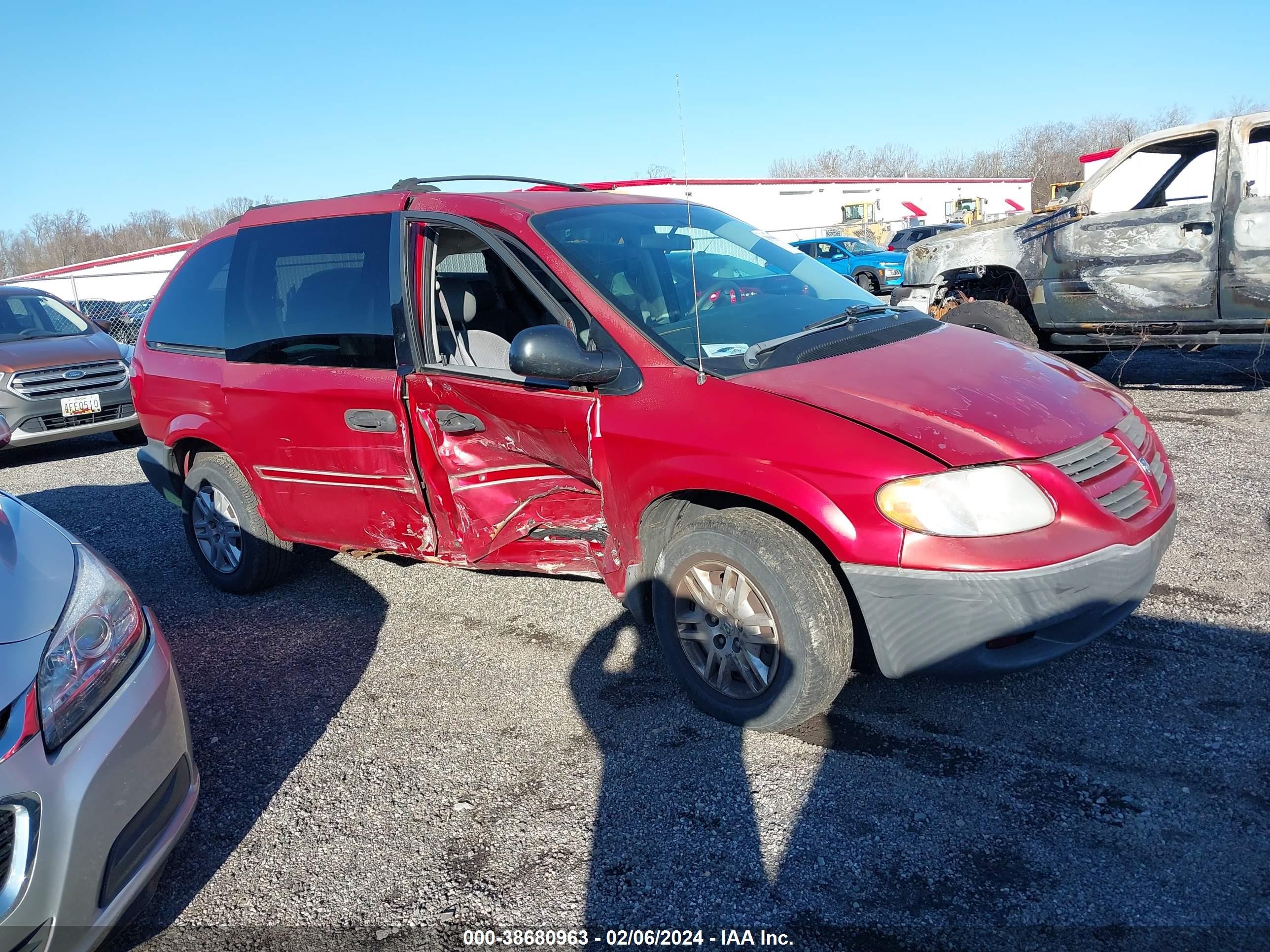 DODGE CARAVAN 2006 1d4gp25b86b582901