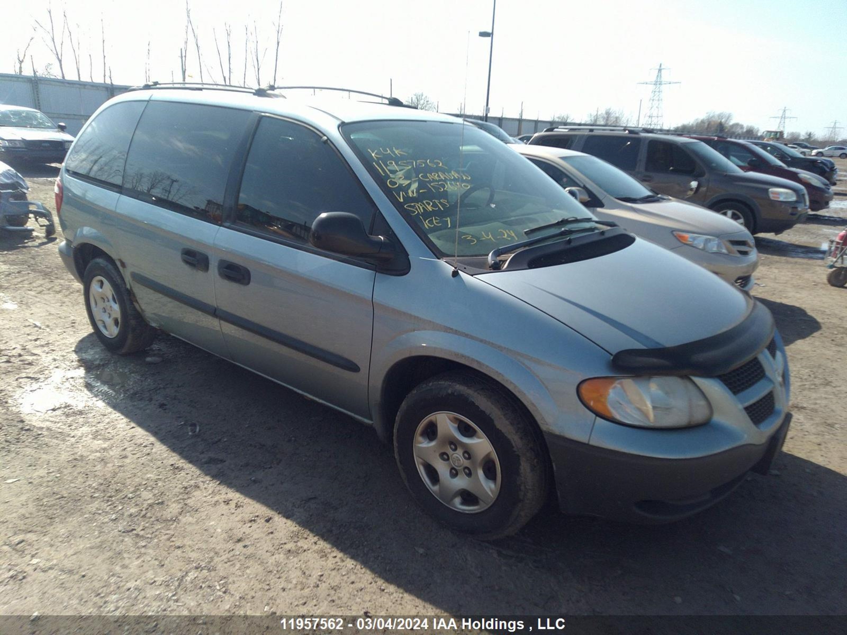 DODGE CARAVAN 2003 1d4gp25r33b152640