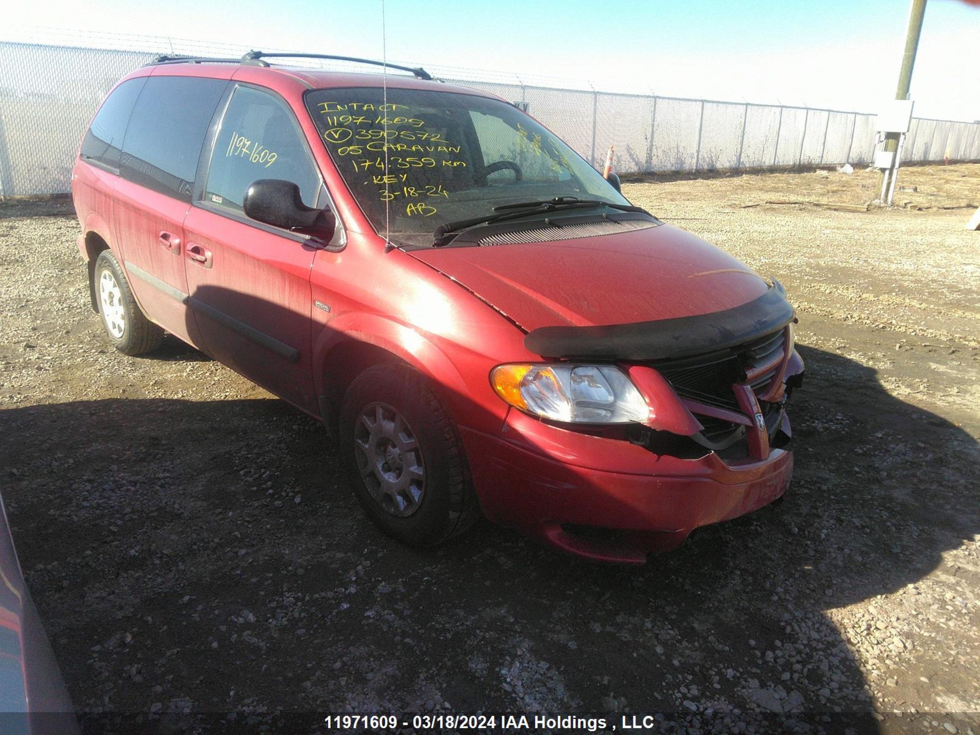 DODGE CARAVAN 2005 1d4gp25r35b390572