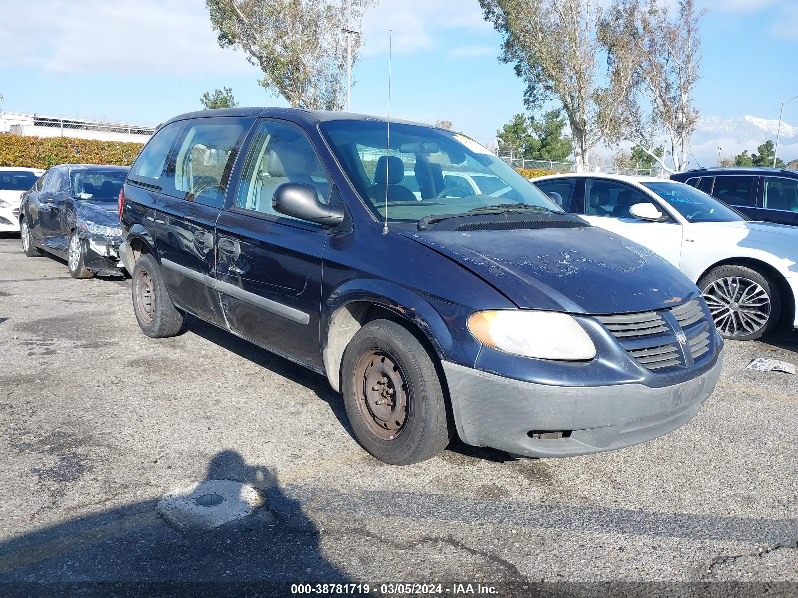 DODGE CARAVAN 2007 1d4gp25r57b108497