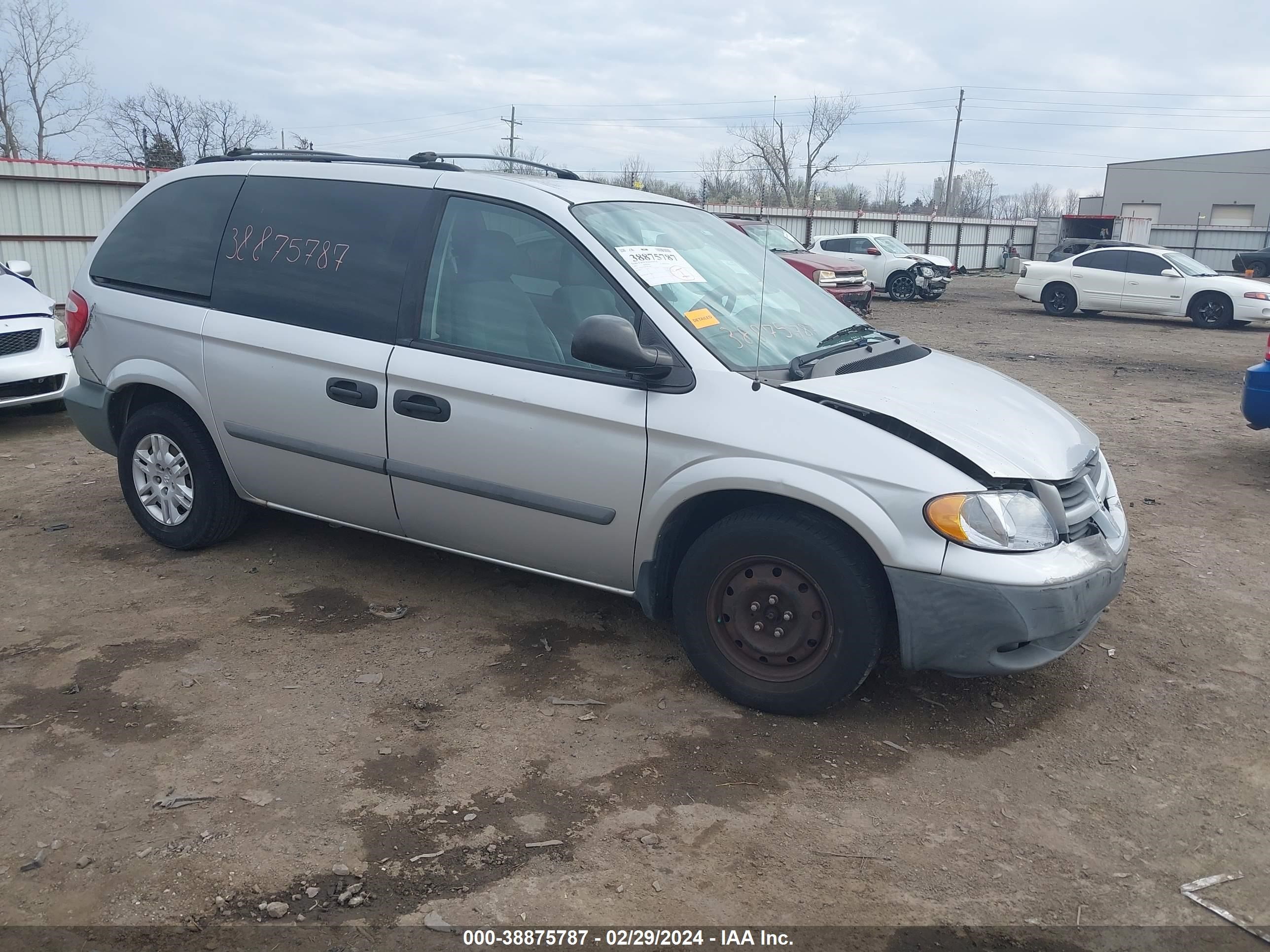 DODGE CARAVAN 2007 1d4gp25r67b238952