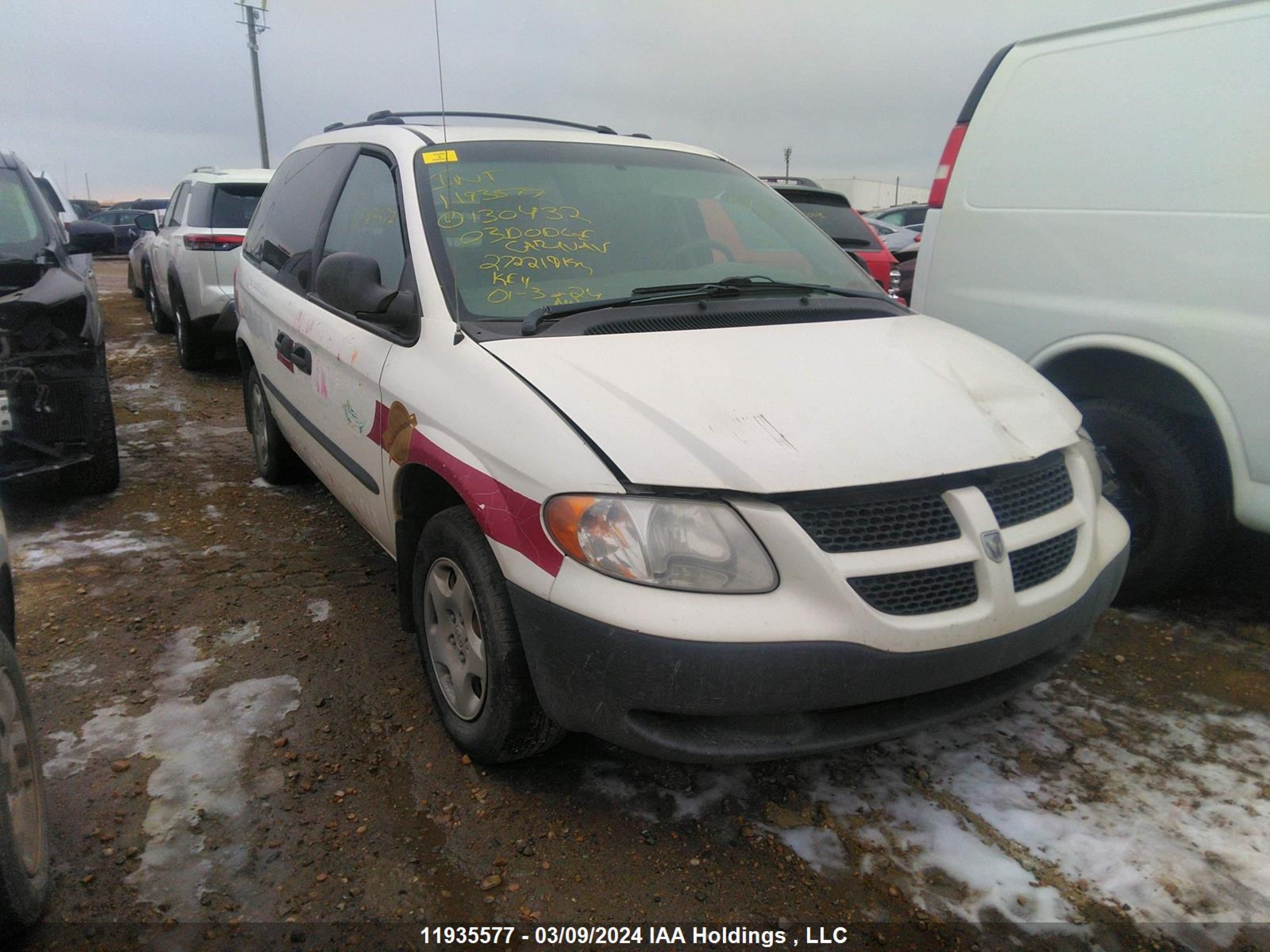 DODGE CARAVAN 2003 1d4gp25r73b130432