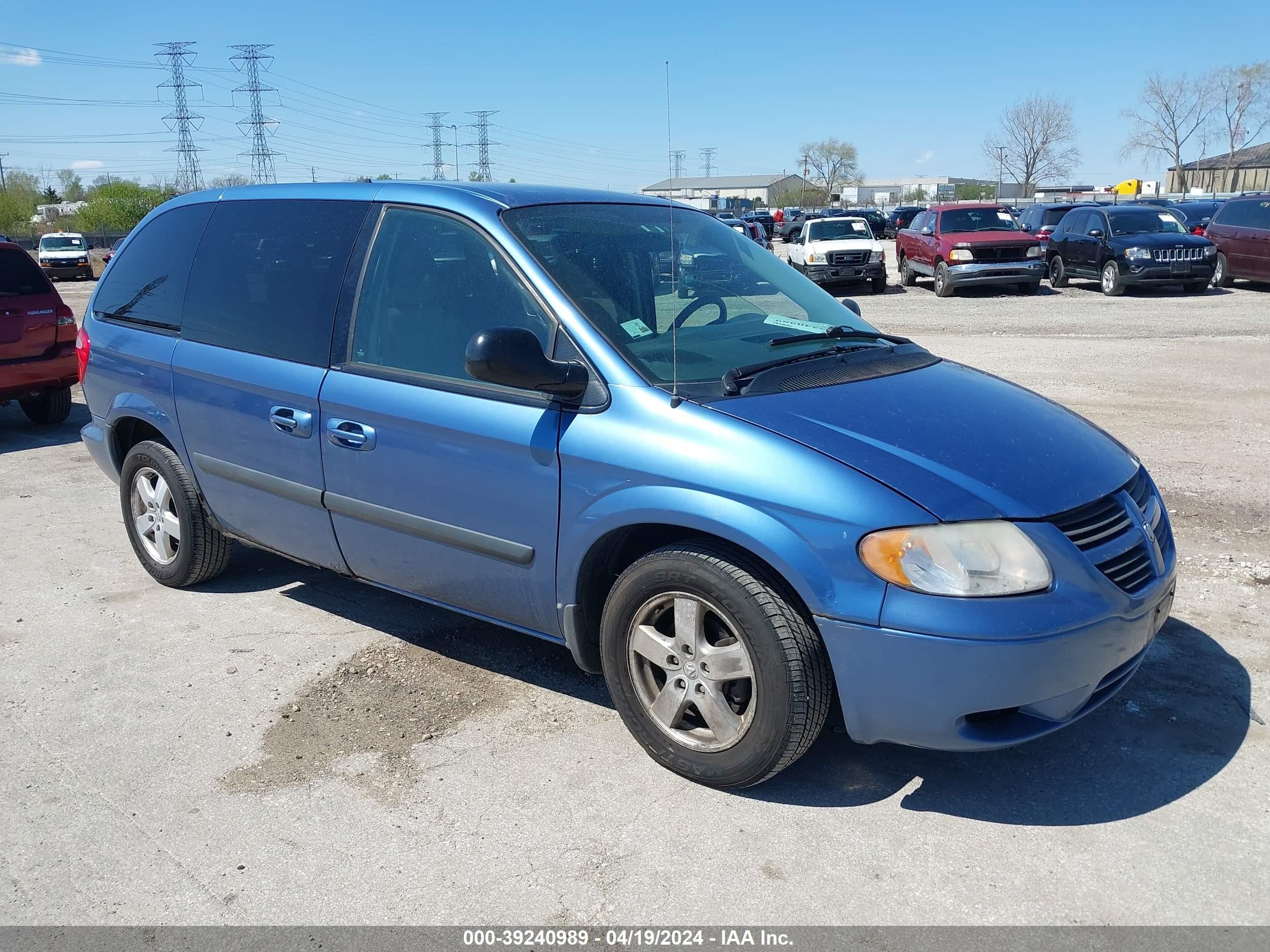 DODGE CARAVAN 2007 1d4gp45r77b158460