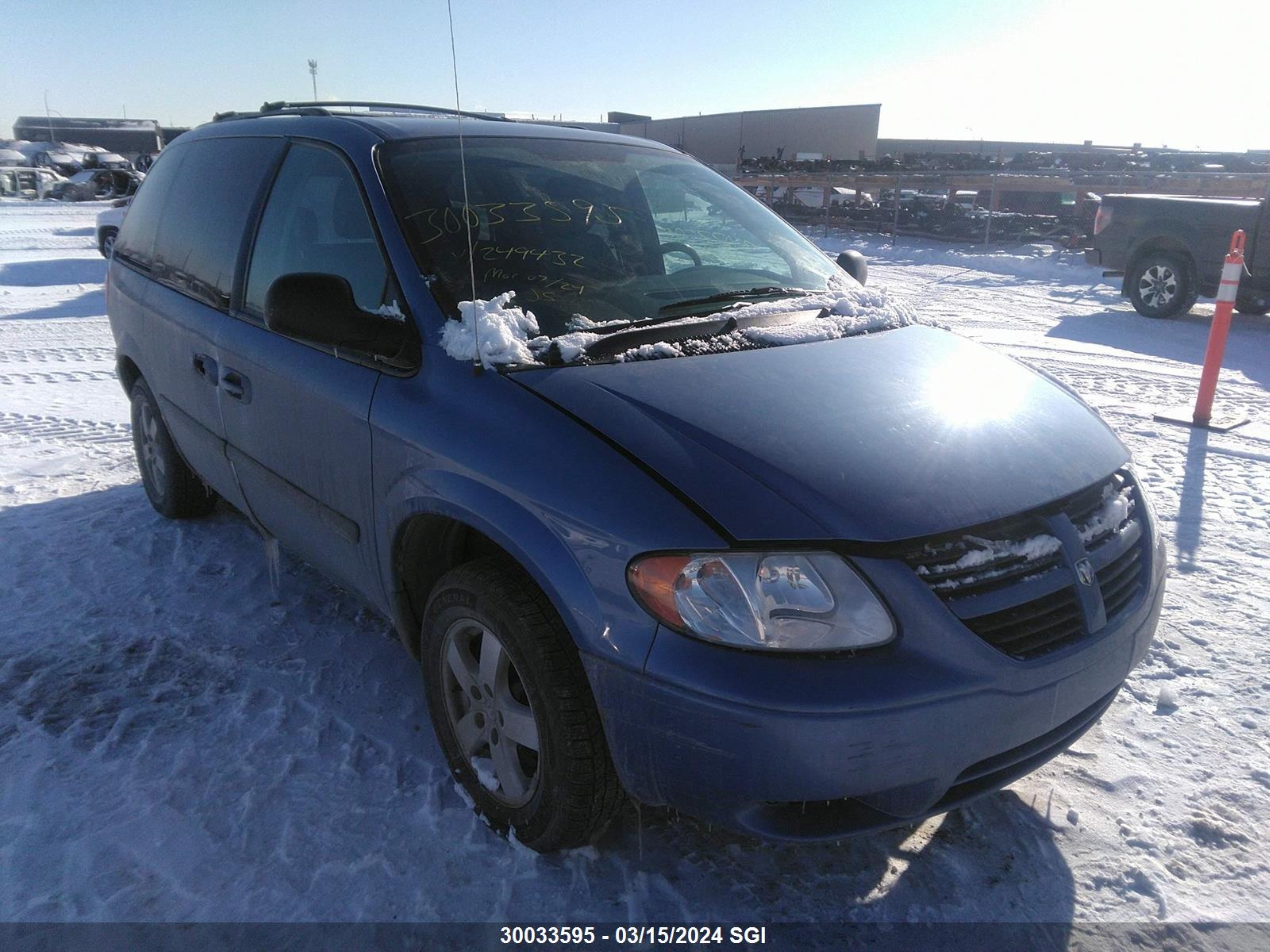 DODGE CARAVAN 2007 1d4gp45r87b249432