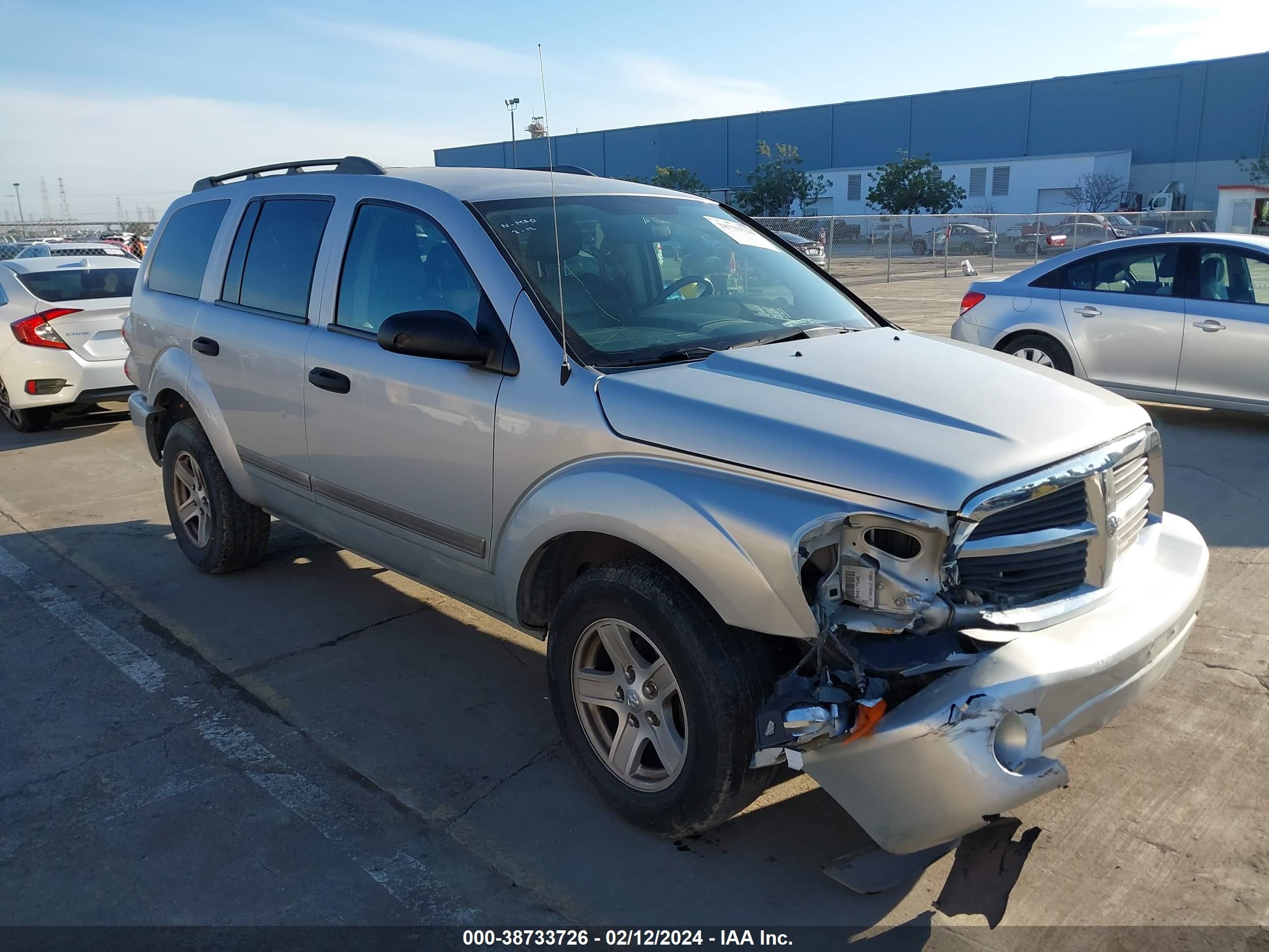 DODGE DURANGO 2005 1d4hb48n15f502012