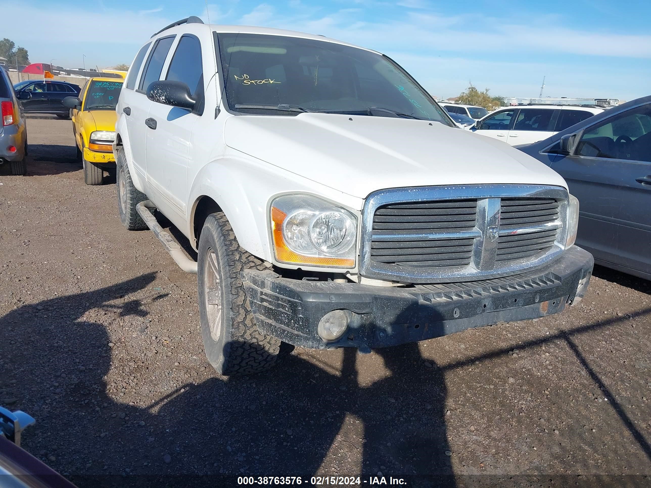 DODGE DURANGO 2005 1d4hb48n25f573736