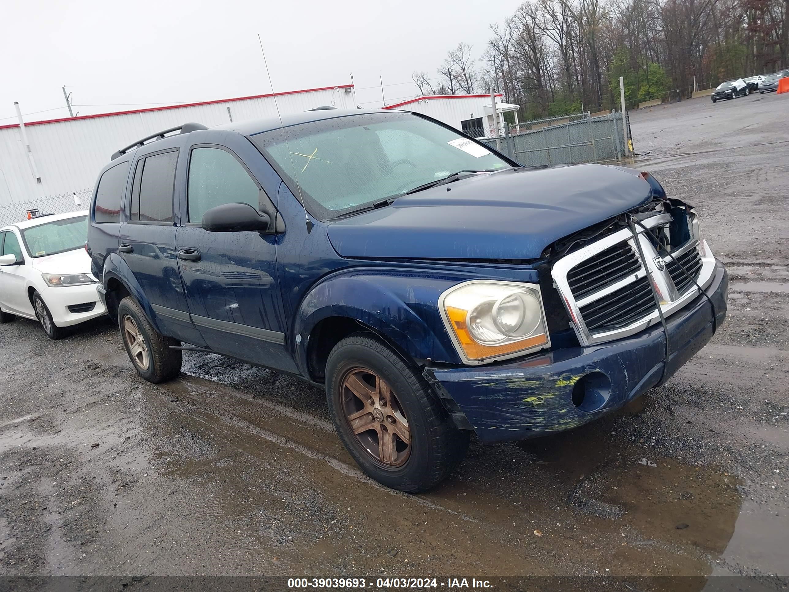 DODGE DURANGO 2006 1d4hb48n86f139256