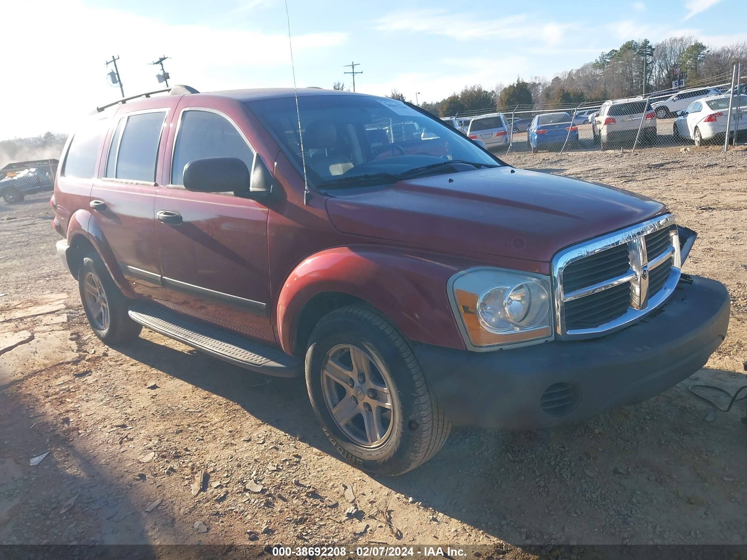 DODGE DURANGO 2006 1d4hd38n46f140182