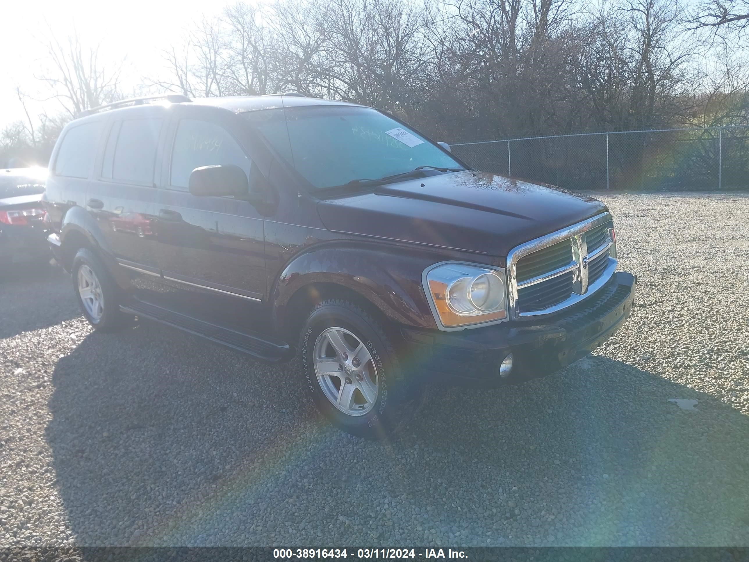 DODGE DURANGO 2005 1d4hd58n45f526045