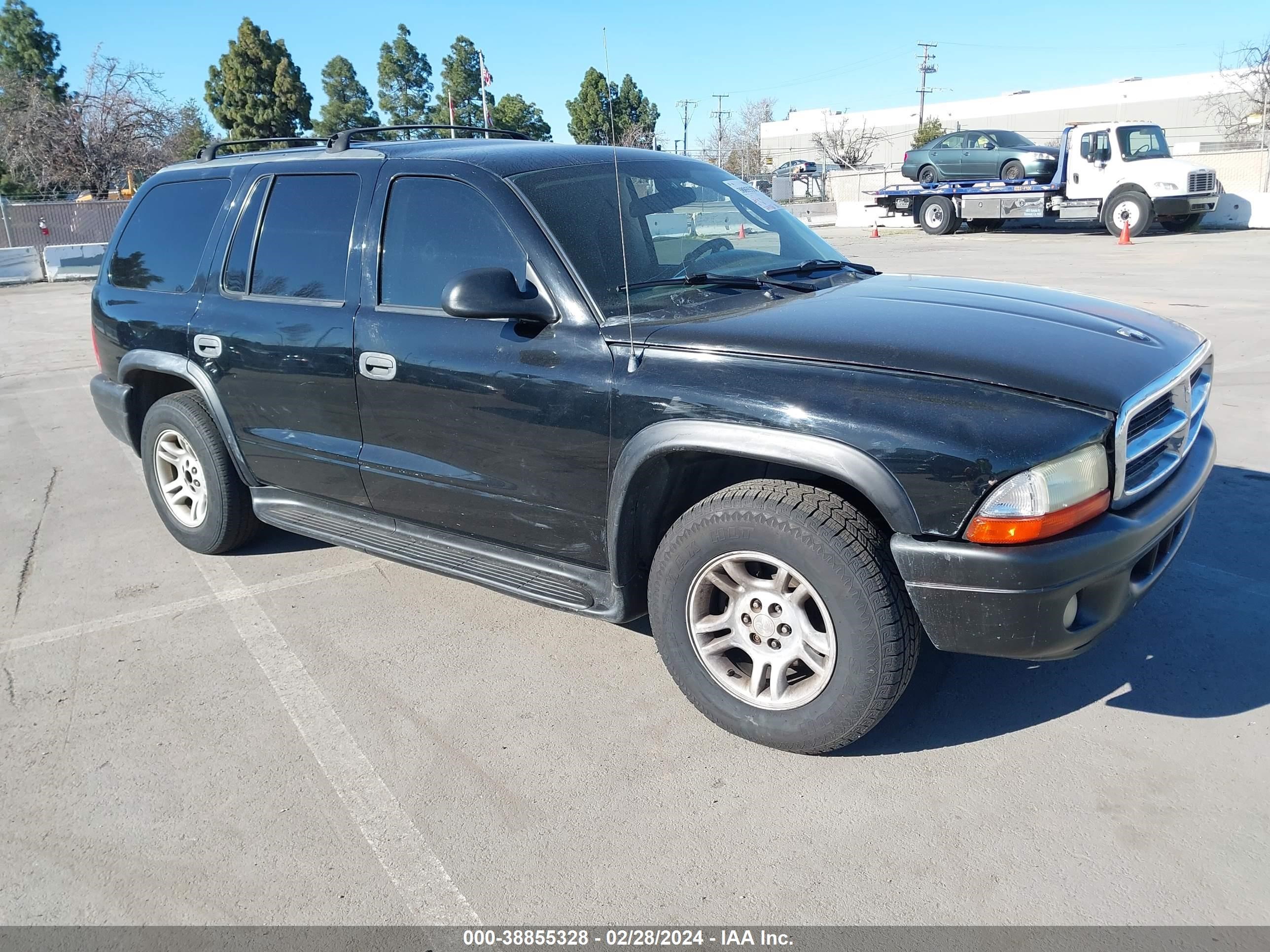 DODGE DURANGO 2003 1d4hr38n03f593146