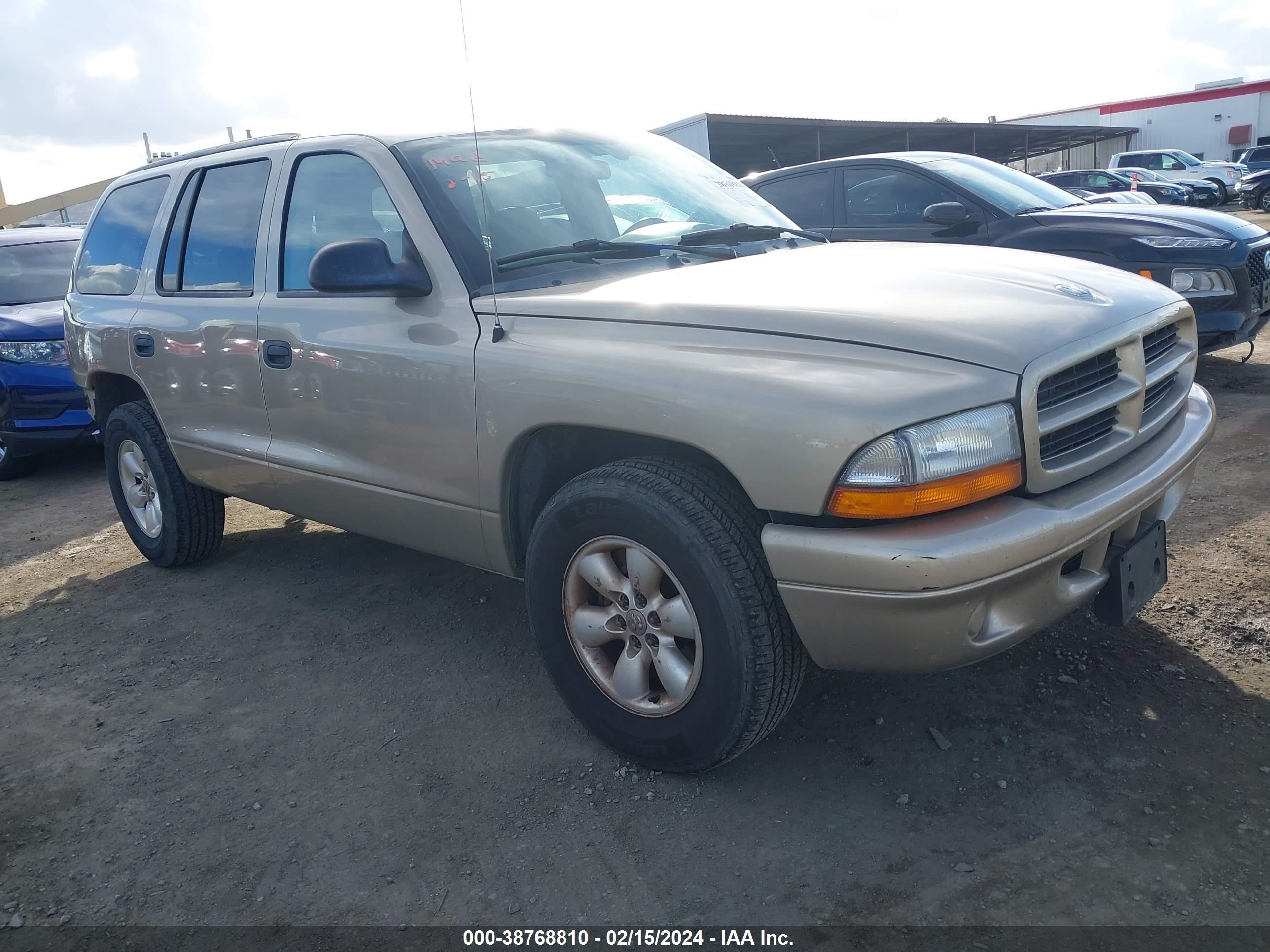 DODGE DURANGO 2003 1d4hr38n13f545168