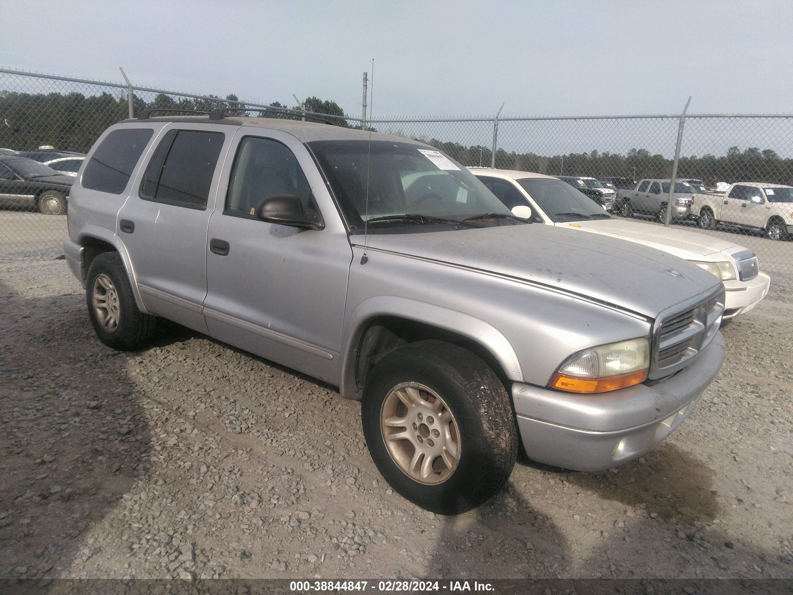 DODGE DURANGO 2003 1d4hr48z73f600912