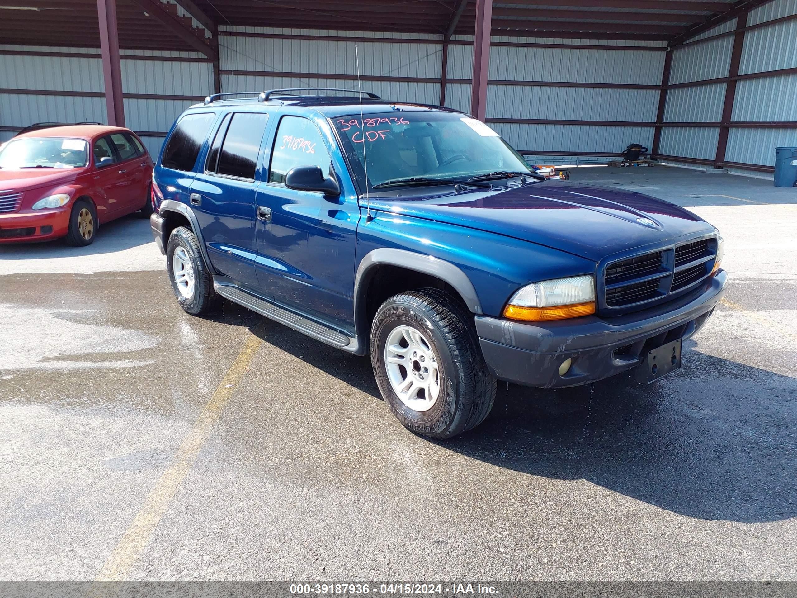 DODGE DURANGO 2003 1d4hs38n33f618013