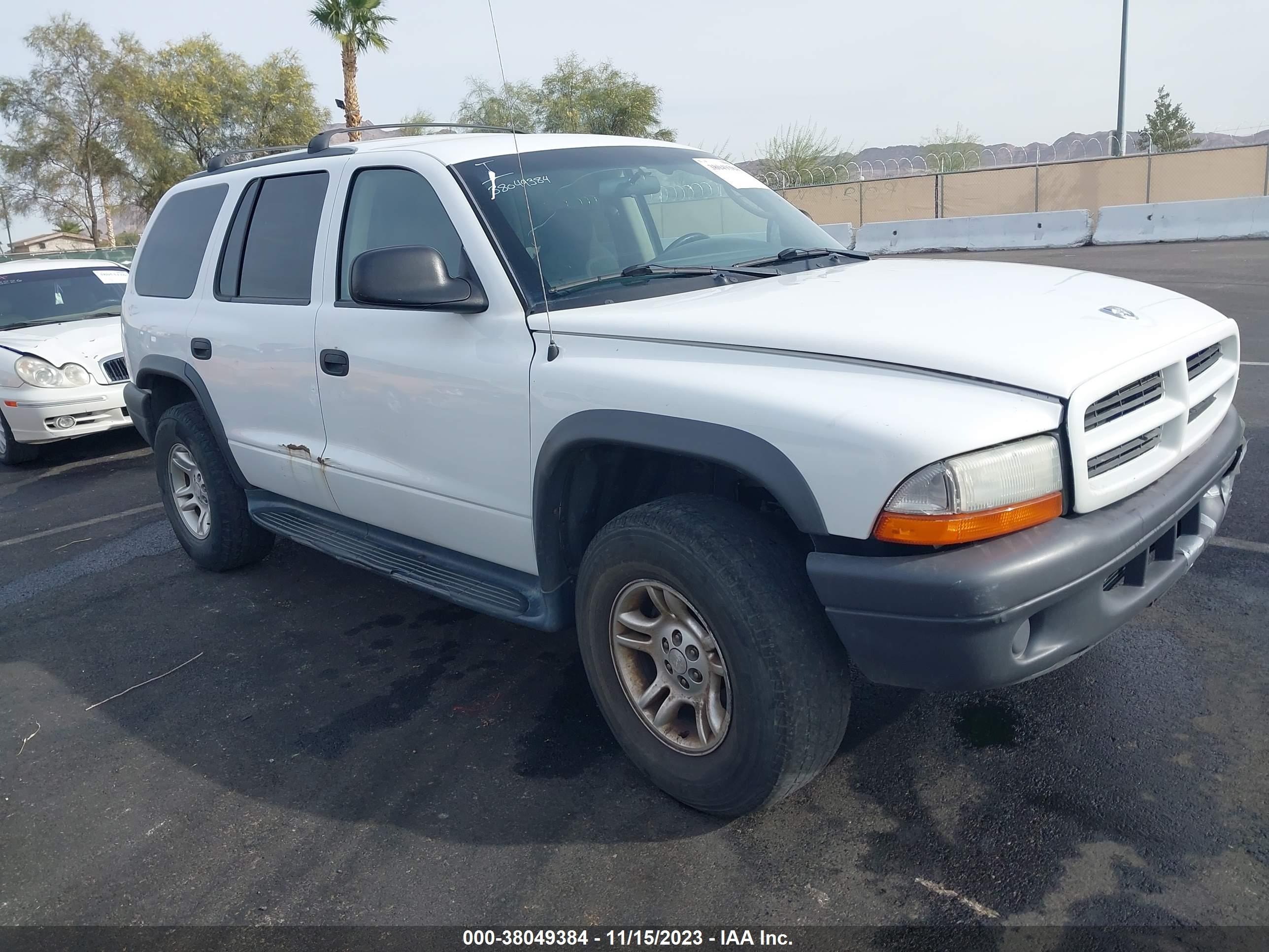 DODGE DURANGO 2003 1d4hs38n53f542570