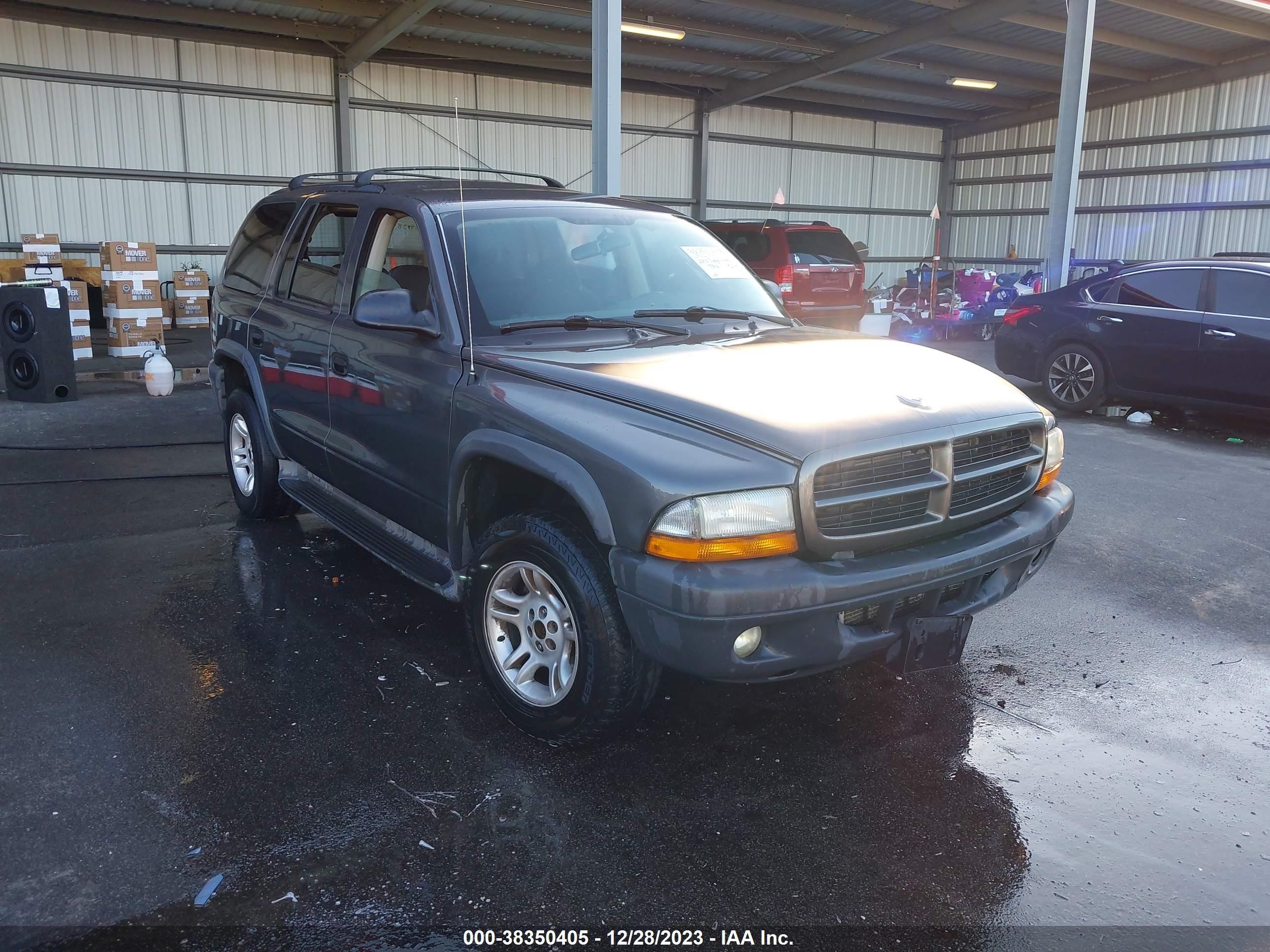 DODGE DURANGO 2003 1d4hs38n63f594385