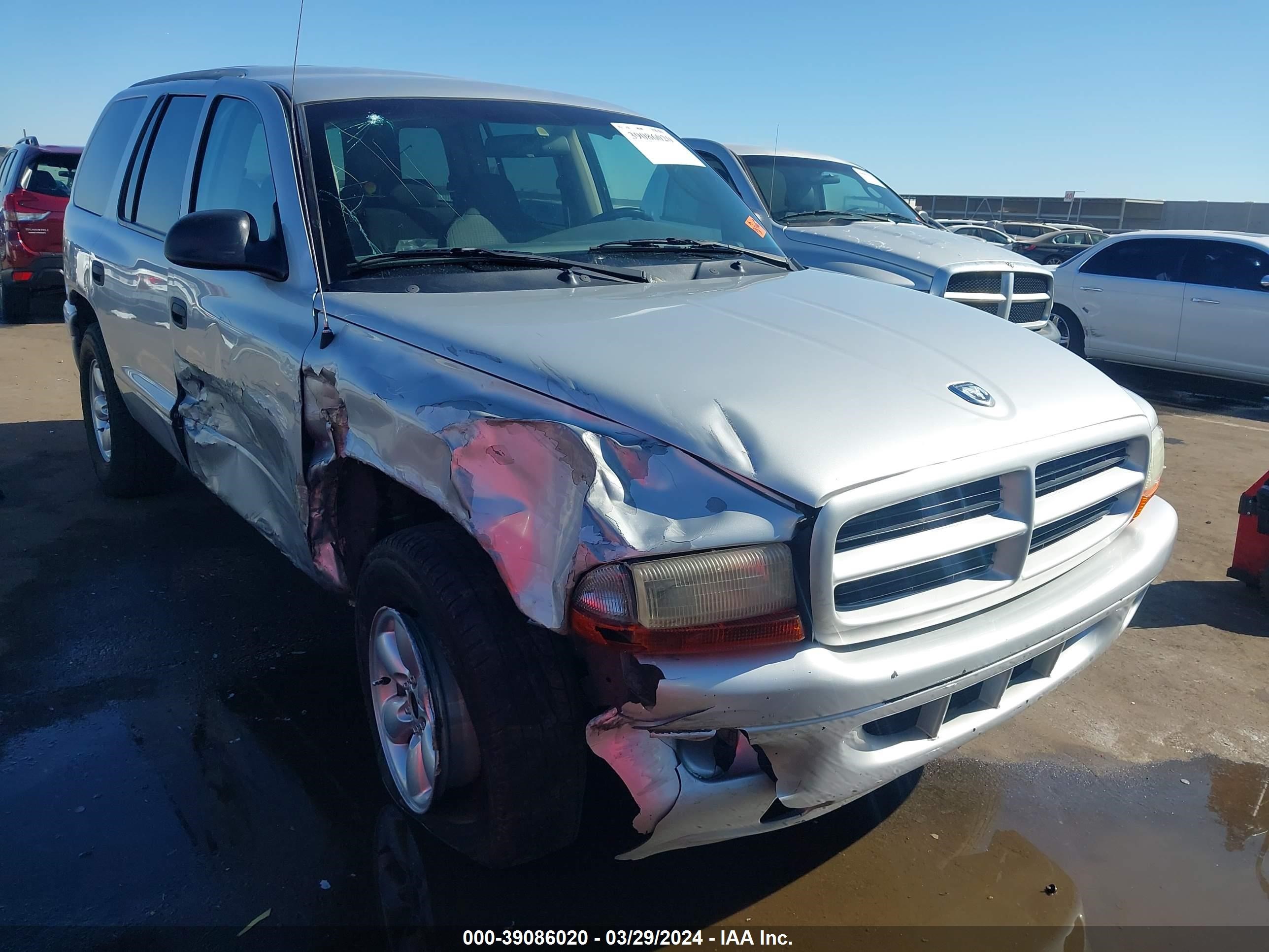 DODGE DURANGO 2003 1d4hs38n73f520926