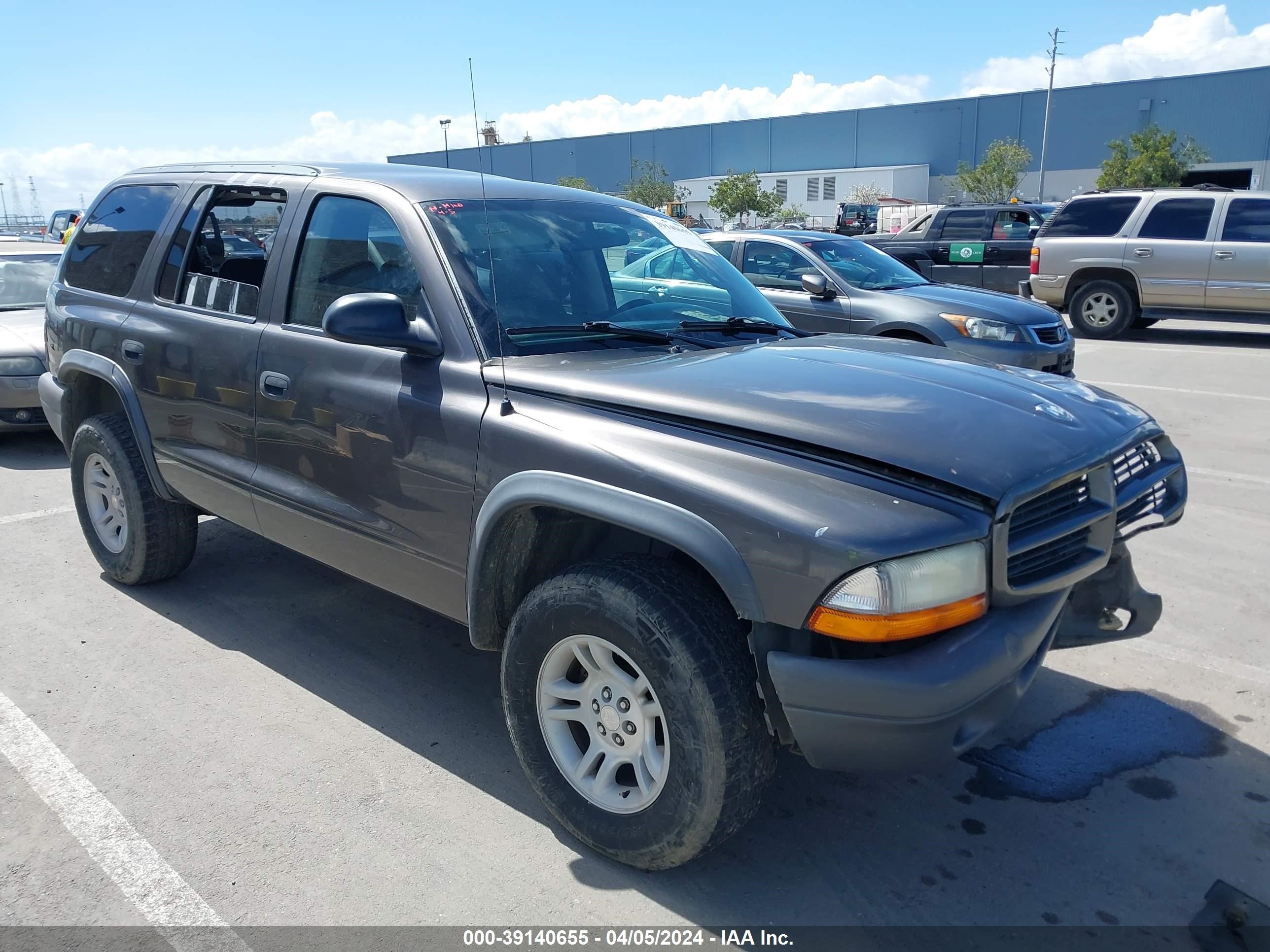 DODGE DURANGO 2003 1d4hs38nx3f552561