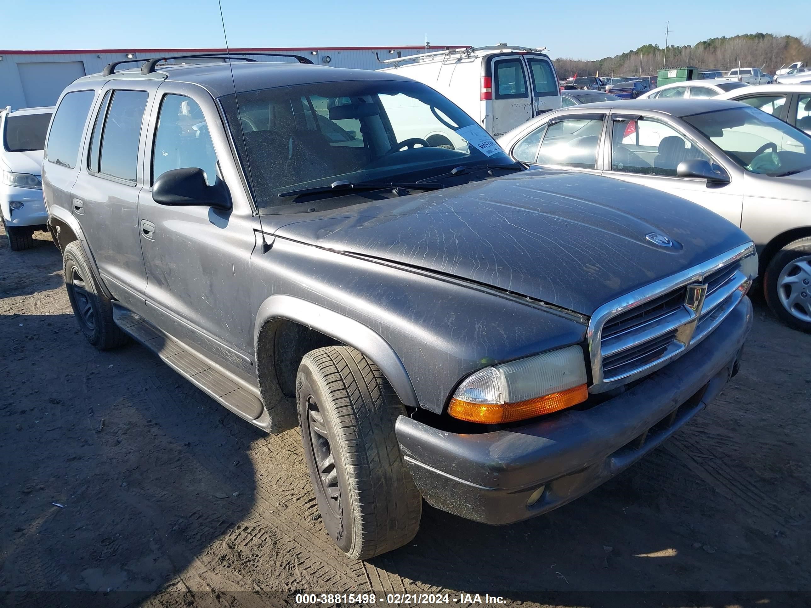 DODGE DURANGO 2003 1d4hs48n53f599325