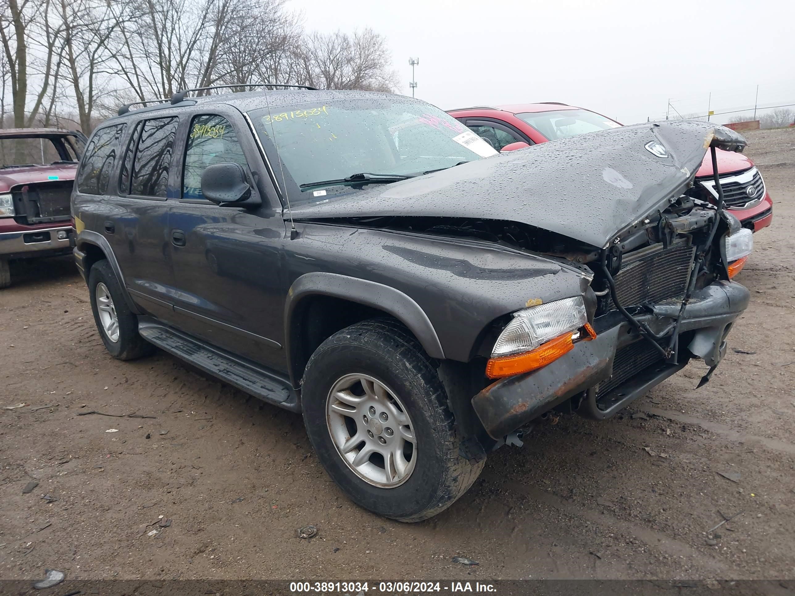 DODGE DURANGO 2003 1d4hs48n93f509657