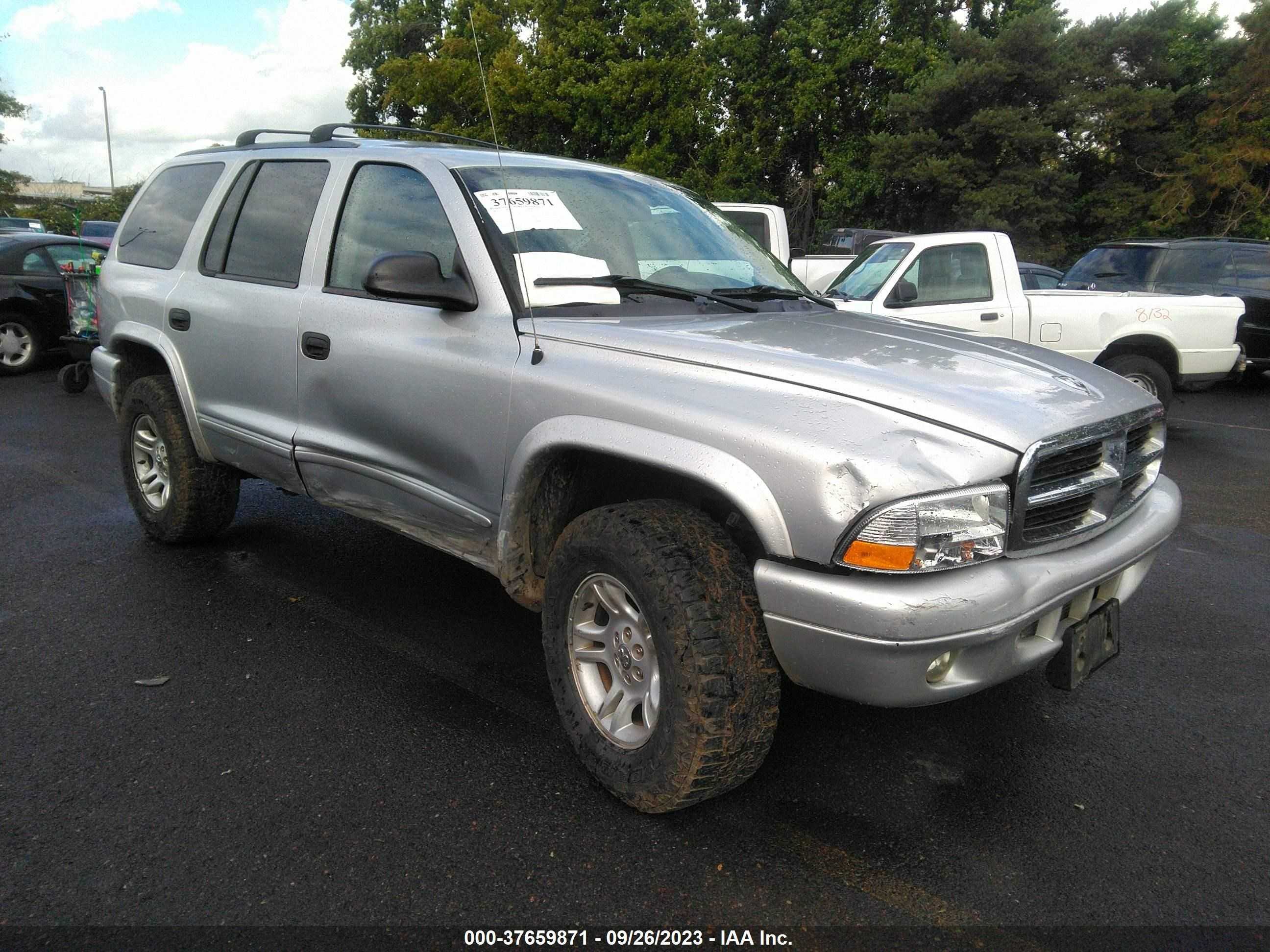 DODGE DURANGO 2003 1d4hs48zx3f627171