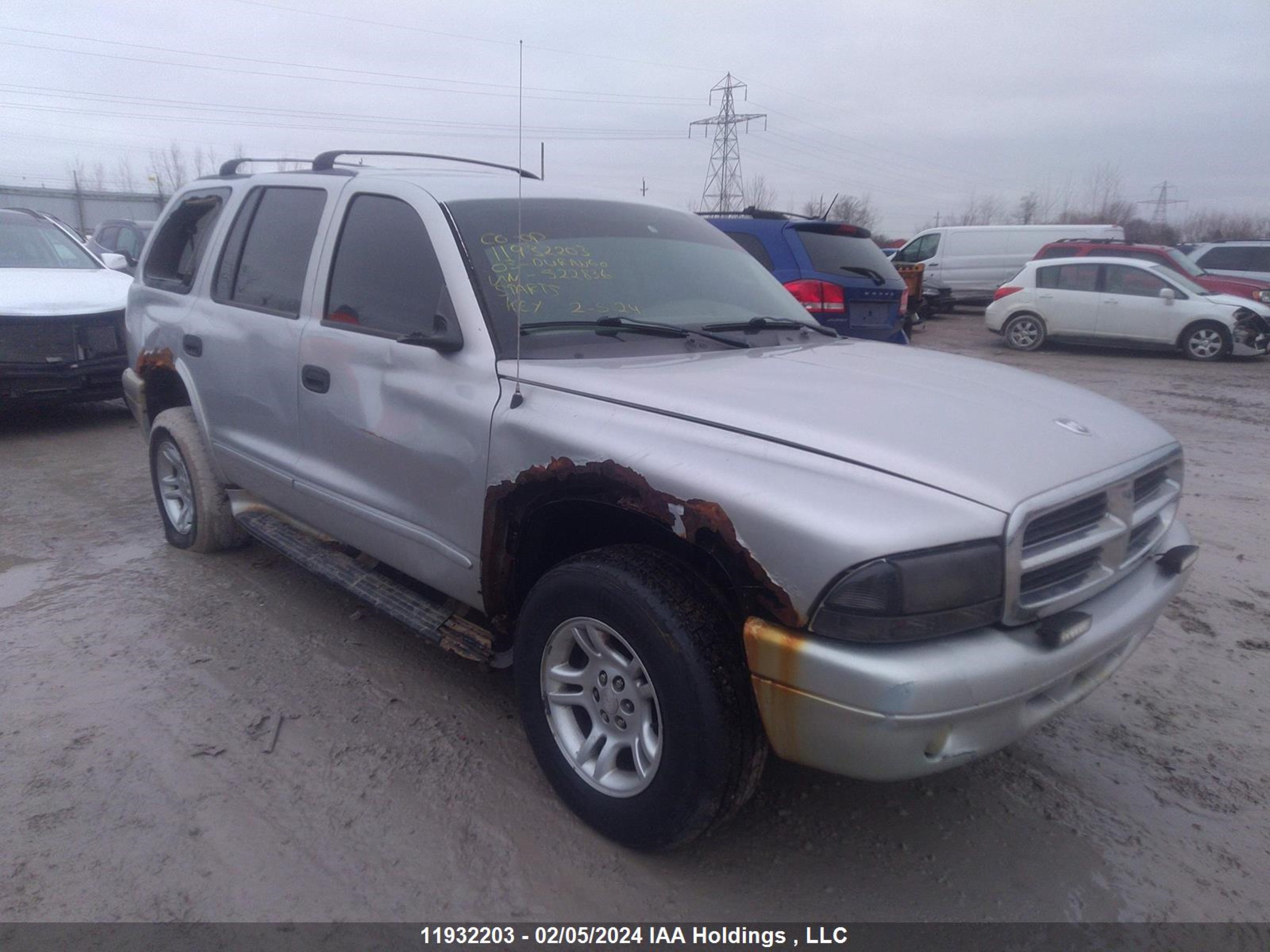 DODGE DURANGO 2003 1d4hs58n03f522836