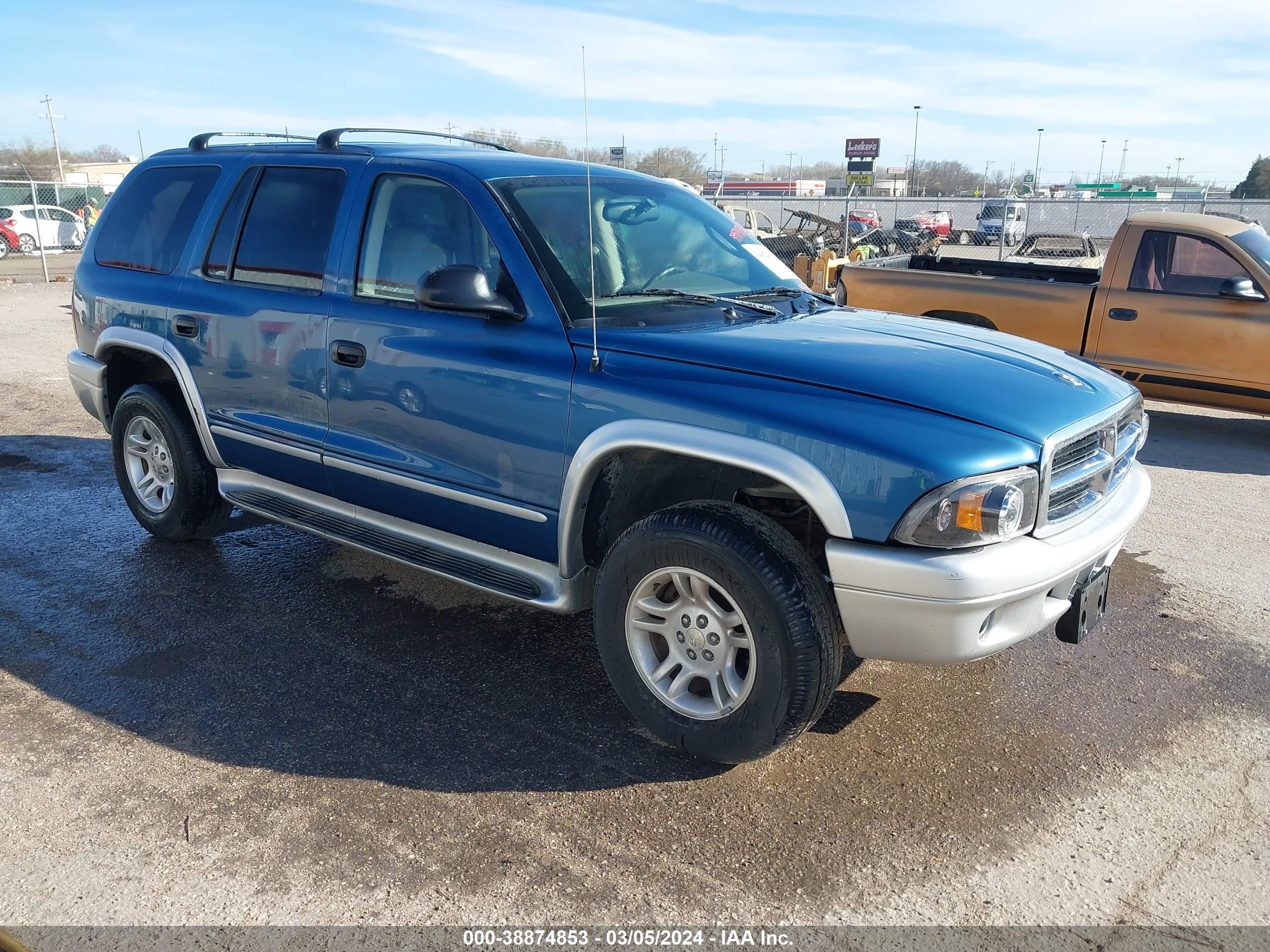 DODGE DURANGO 2003 1d4hs58n13f539631