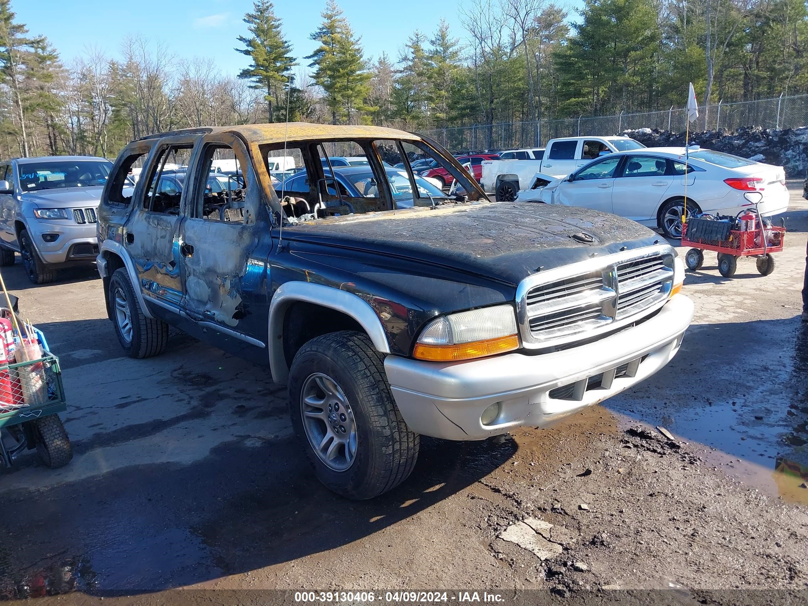 DODGE DURANGO 2003 1d4hs58n33f573067