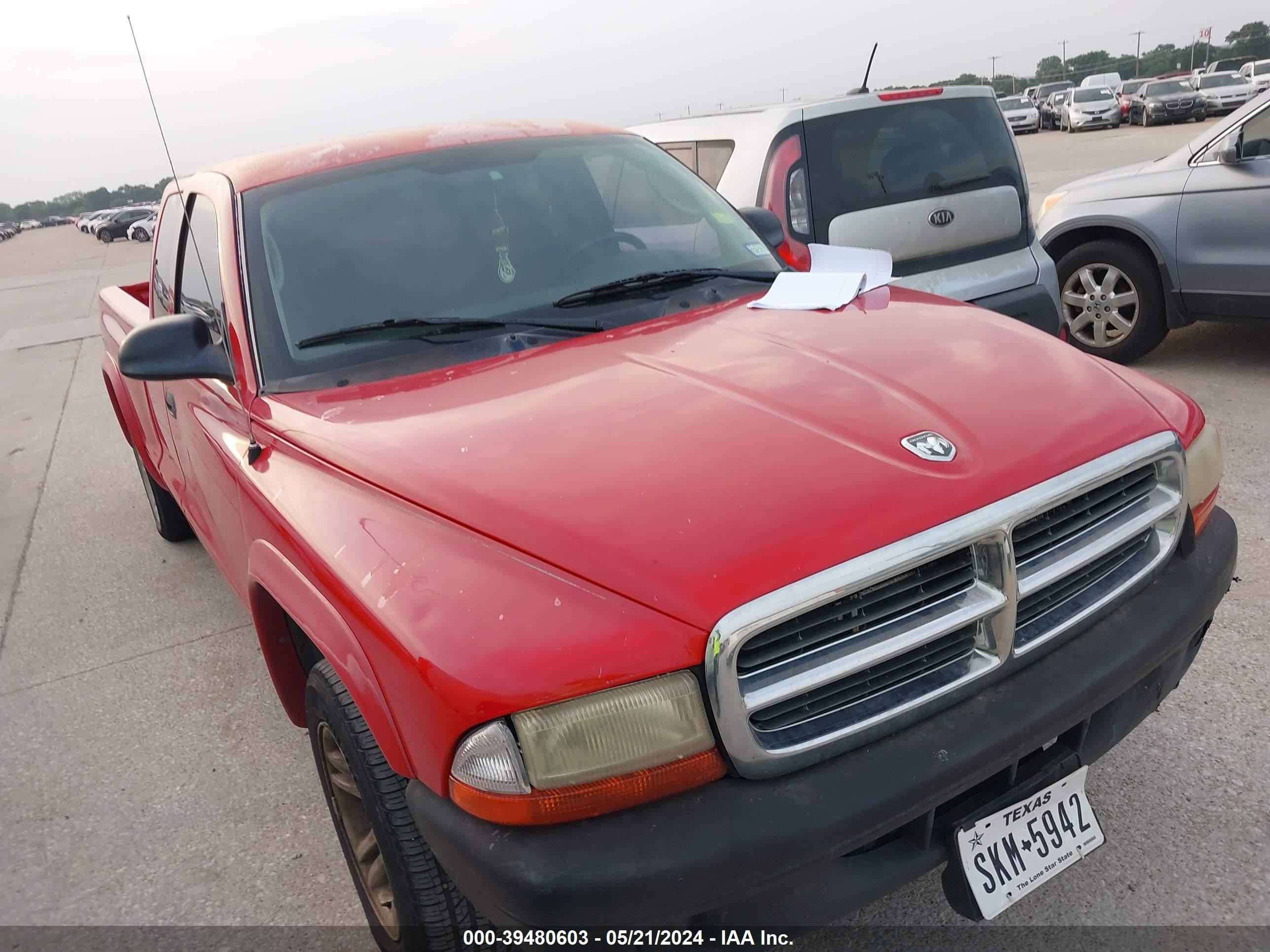 DODGE DAKOTA 2004 1d7gl12k64s742462