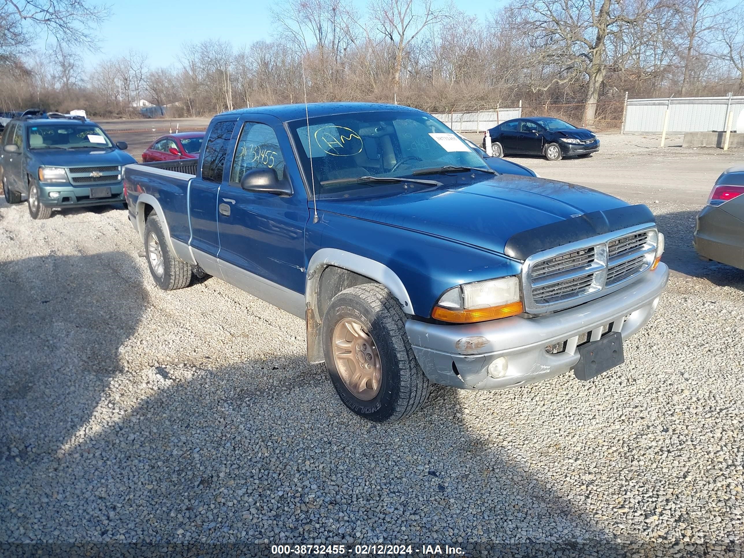 DODGE DAKOTA 2004 1d7gl42k34s613029