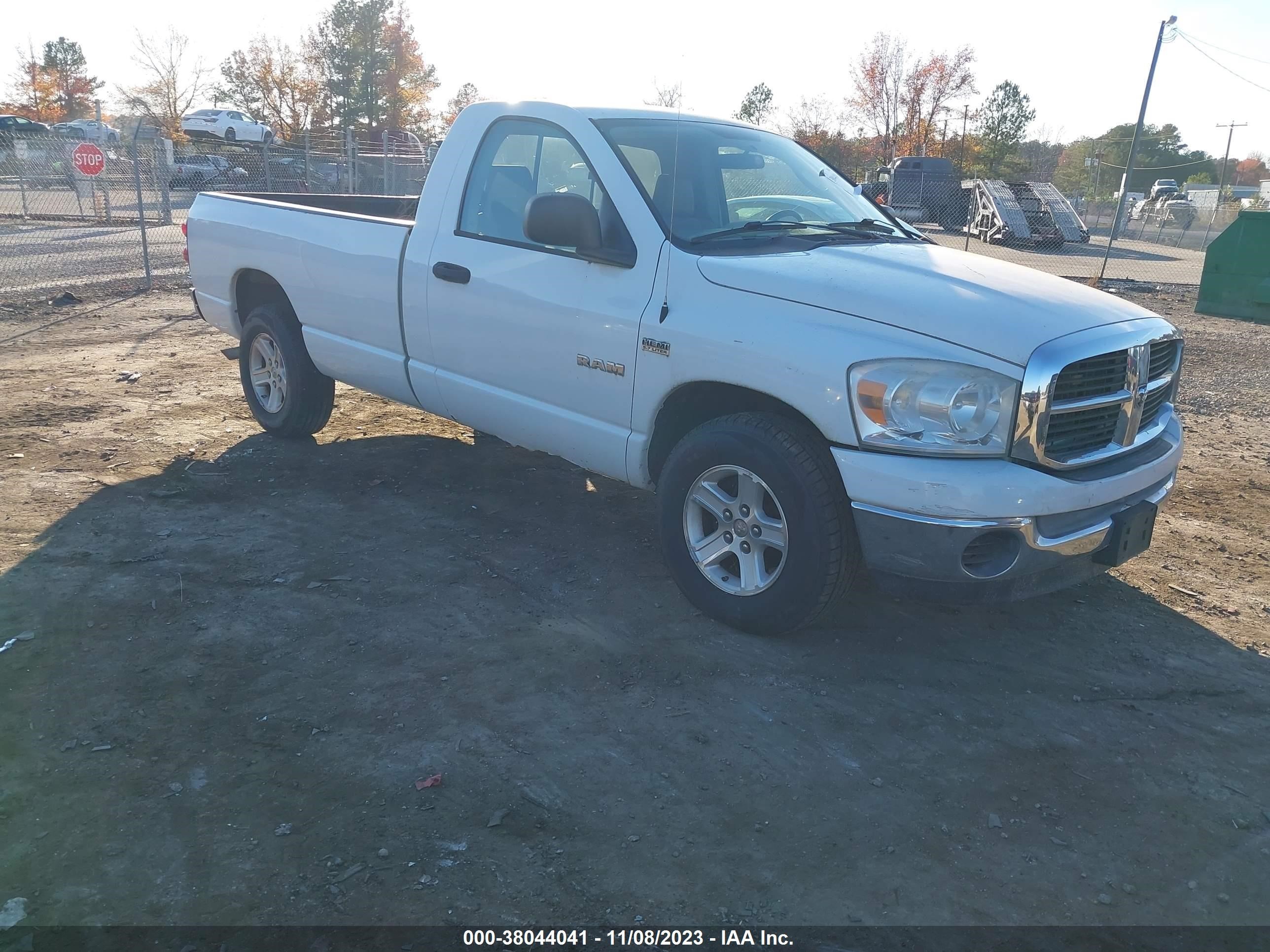 DODGE RAM 2008 1d7ha16278j119173