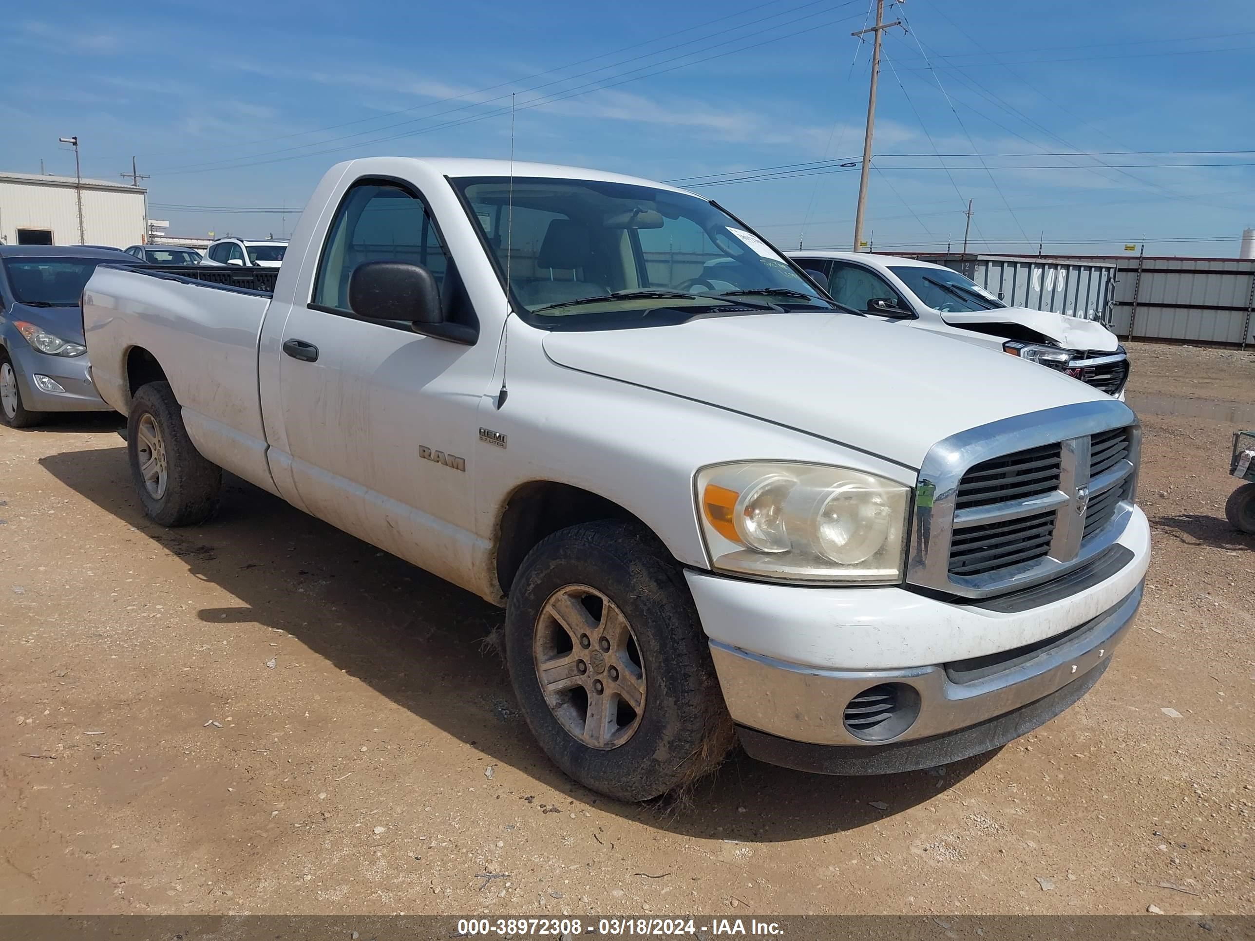 DODGE RAM 2008 1d7ha16288j124057