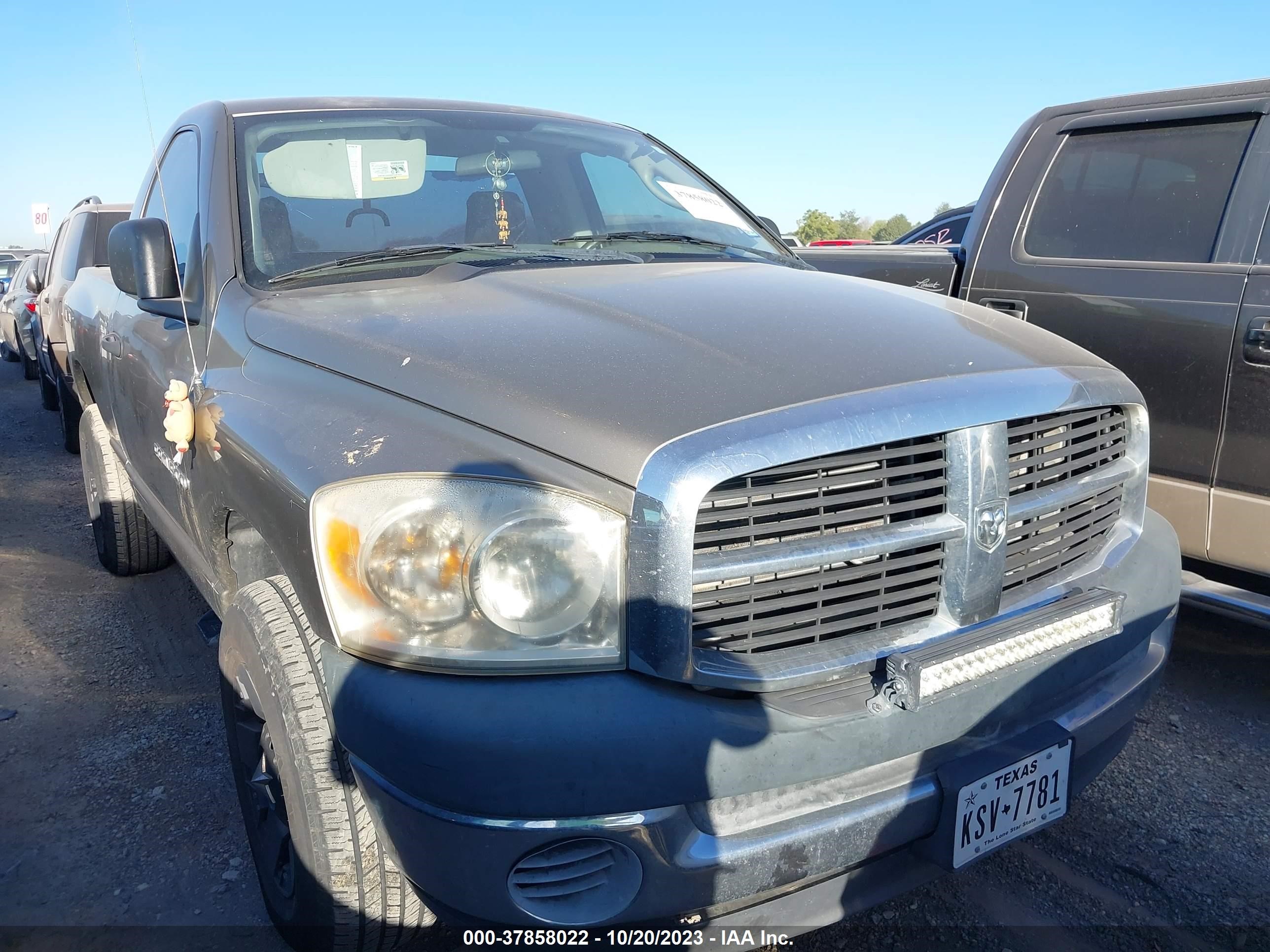 DODGE RAM 2007 1d7ha16k27j598827