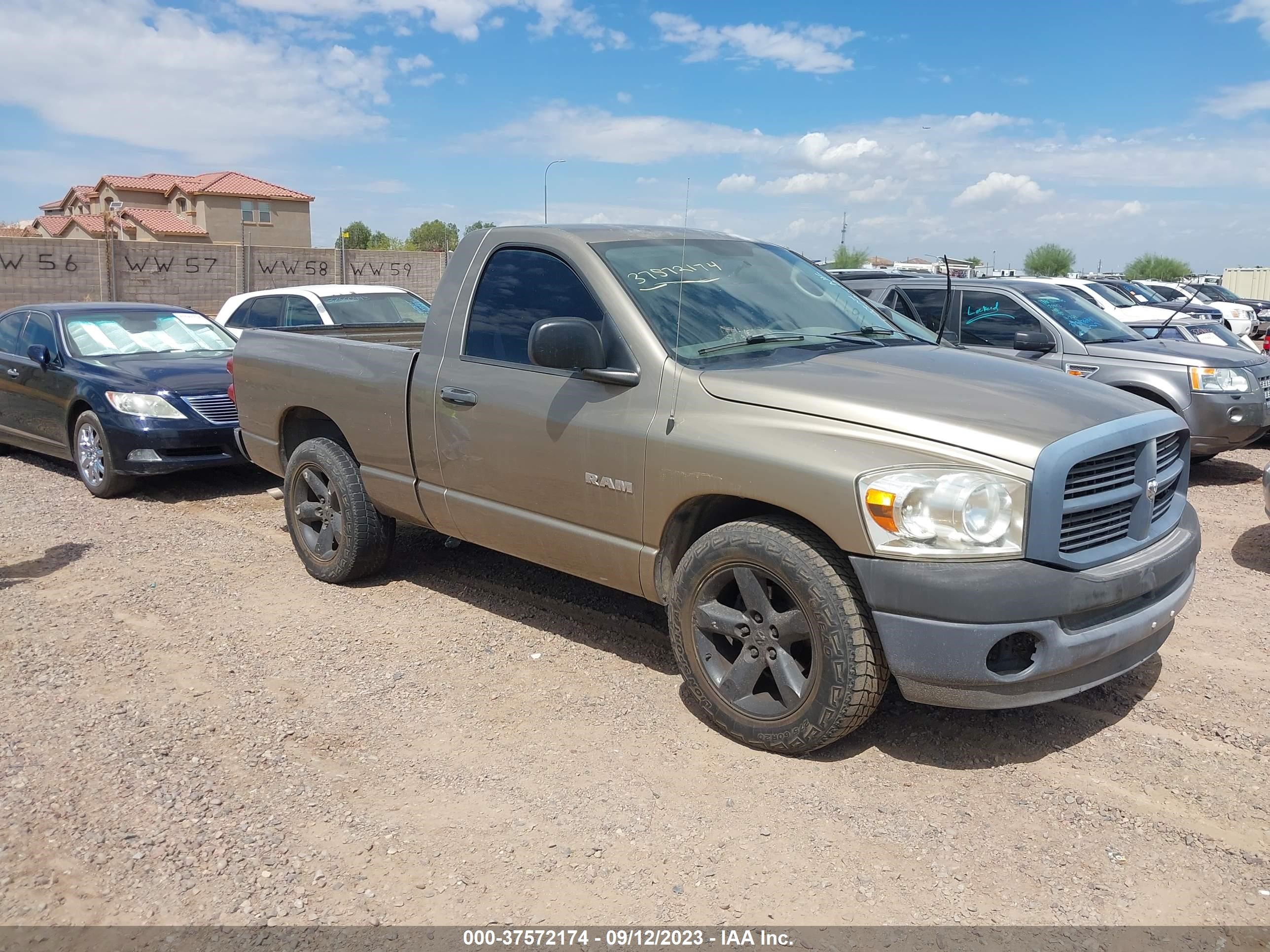 DODGE RAM 2008 1d7ha16k28j197649