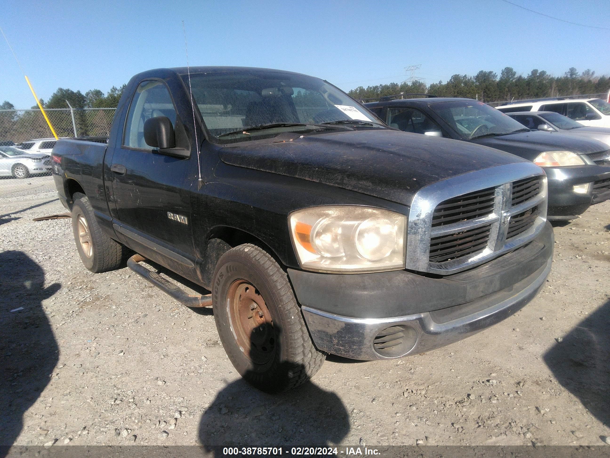 DODGE RAM 2008 1d7ha16k68j148101